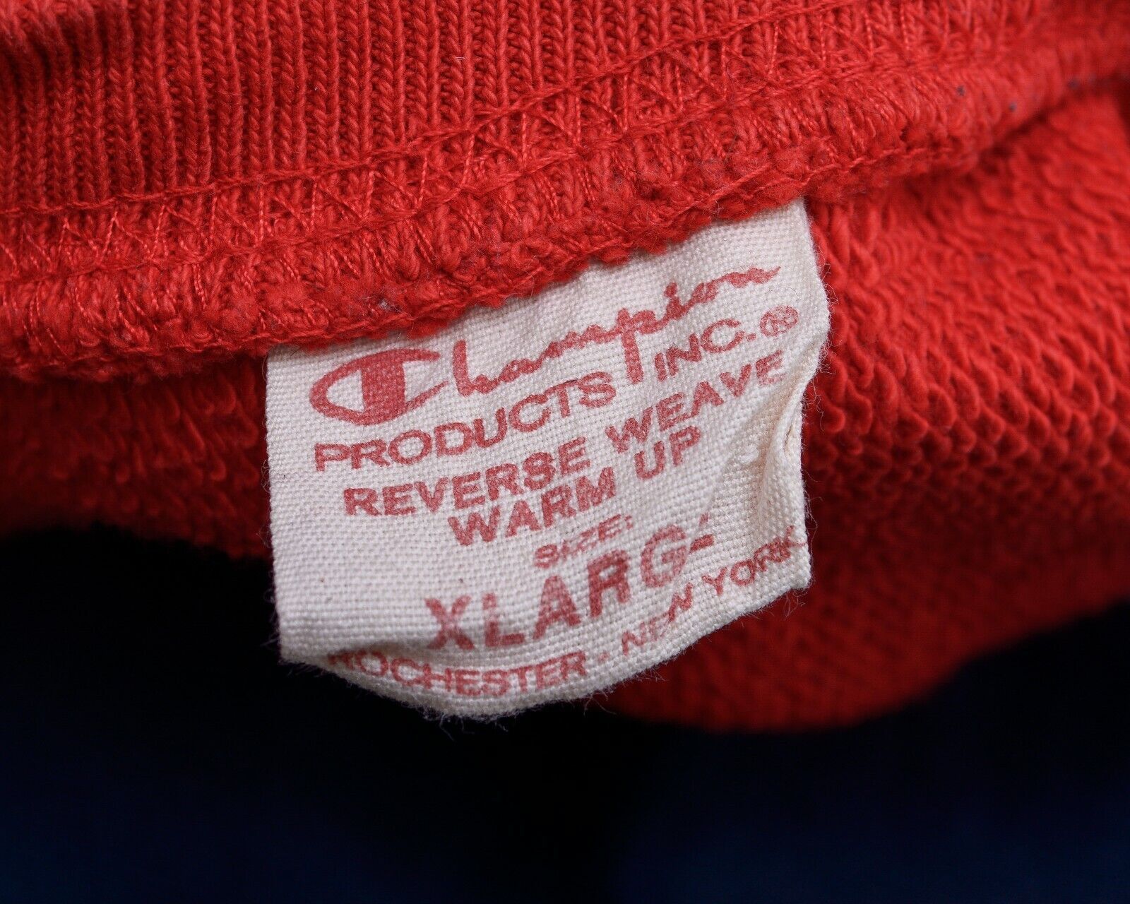 Champion × Vintage Jumper Sweatshirt Pullover Classic Red Blue White Casual Size XL / US 12-14 / IT 48-50 - 7 Thumbnail