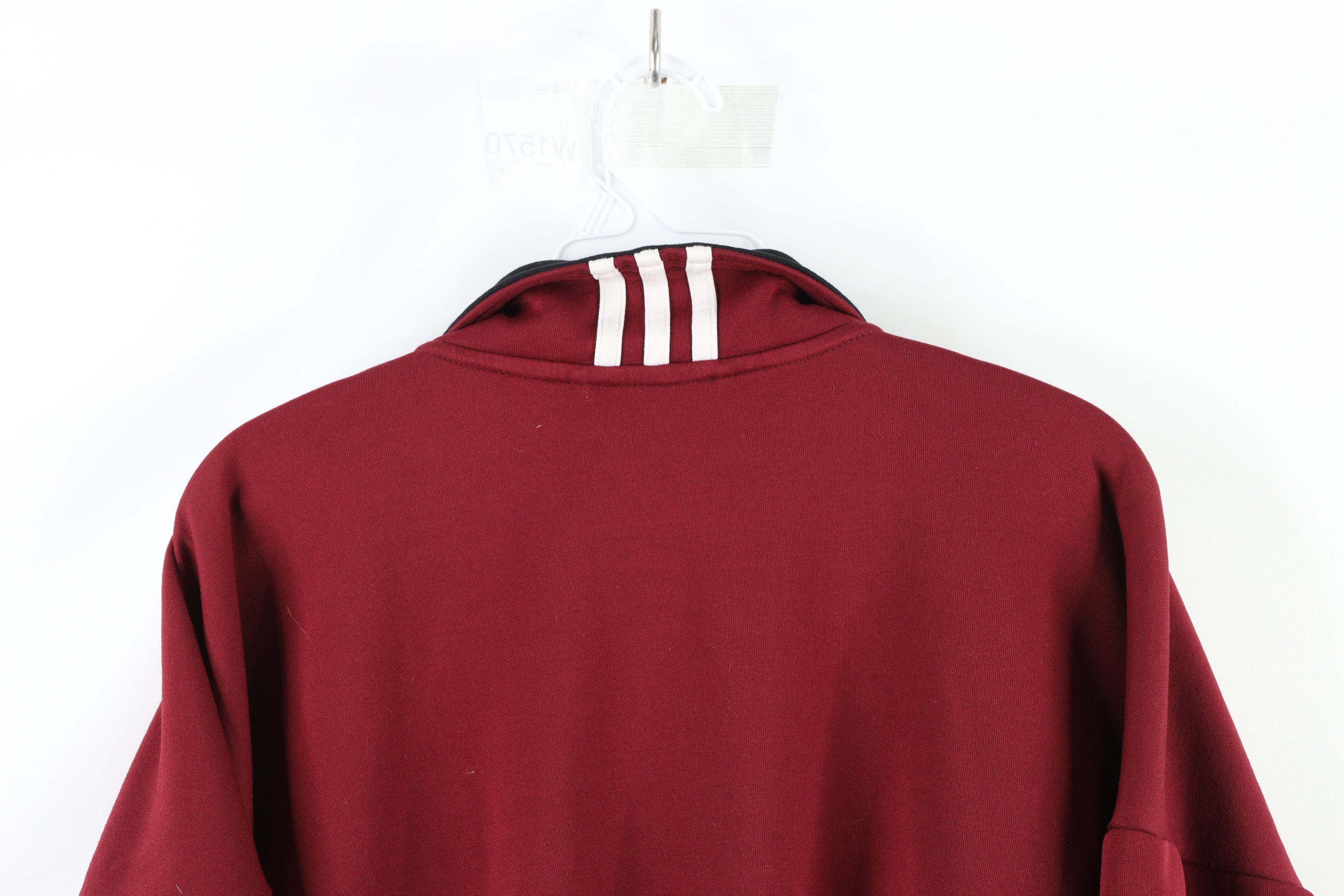 Adidas Vintage Adidas Spell Out Striped Soccer Warm Up Jacket Size US L / EU 52-54 / 3 - 11 Thumbnail