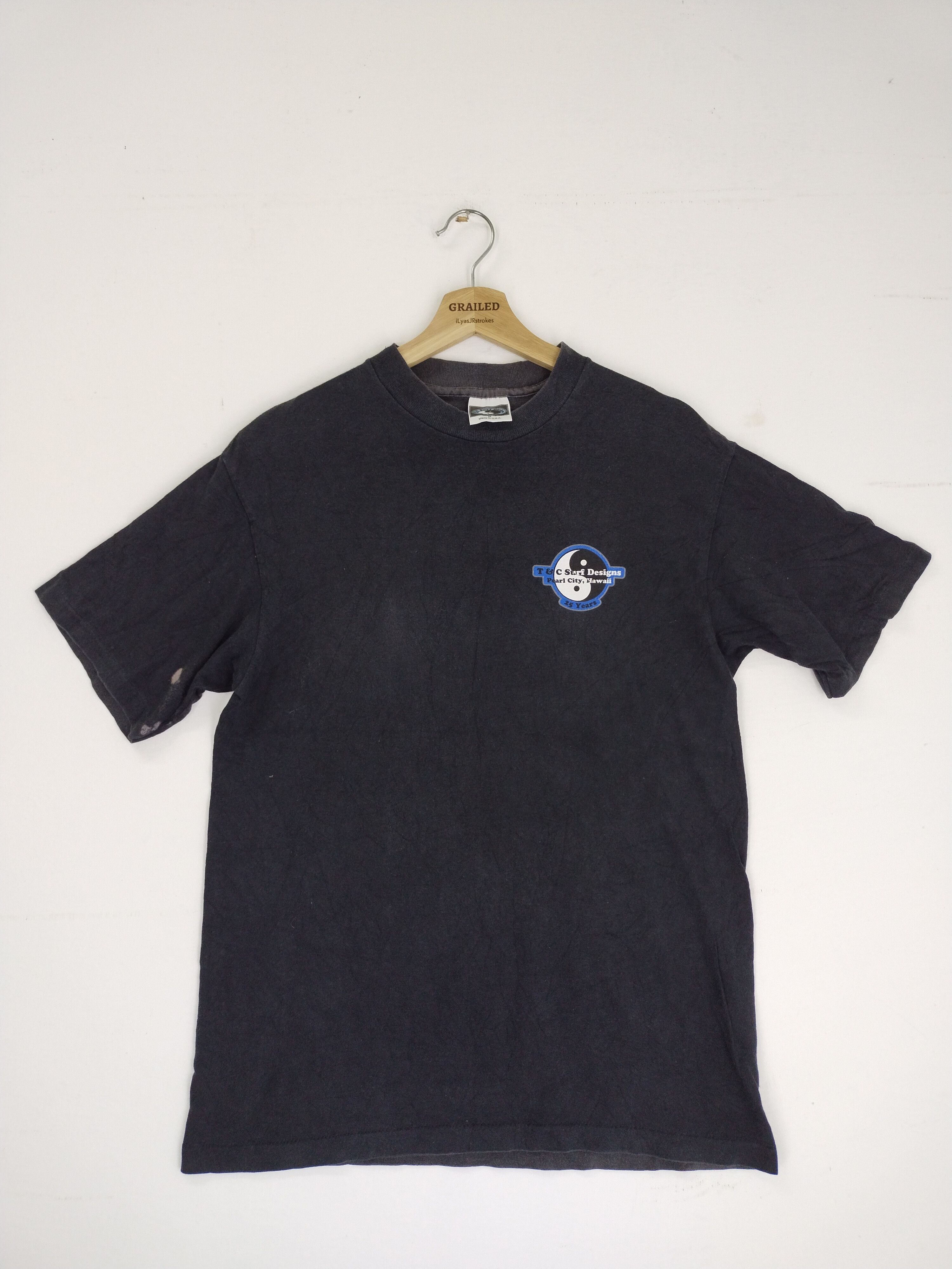 Vintage T & C Surf Design Pearl City Hawaii 25 Years Tee