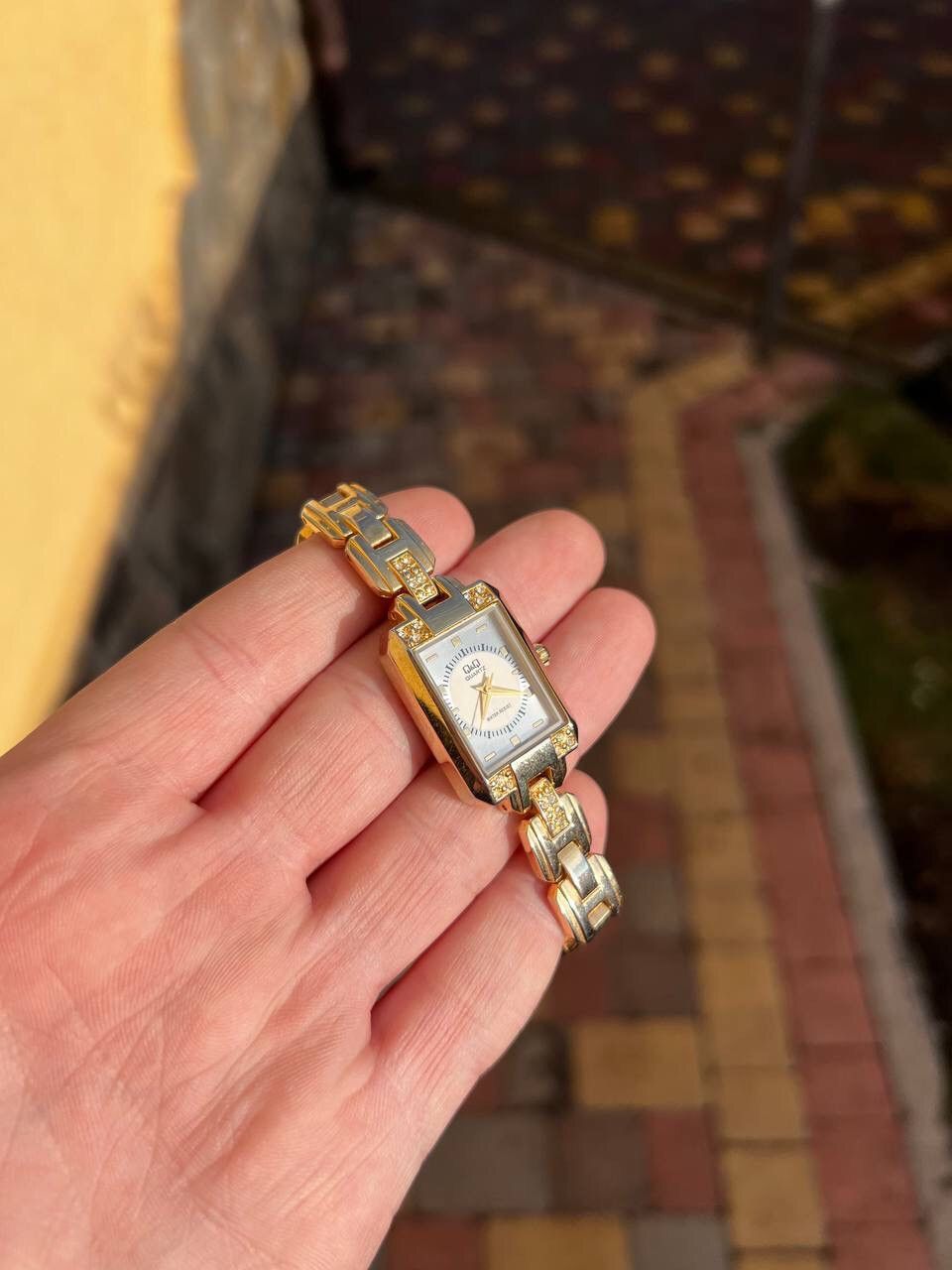 Japanese Brand × Jewelry × Vintage RETRO Japan Stylish Fashion Watch Q&Q Bracelet Futuristic Size ONE SIZE - 3 Thumbnail
