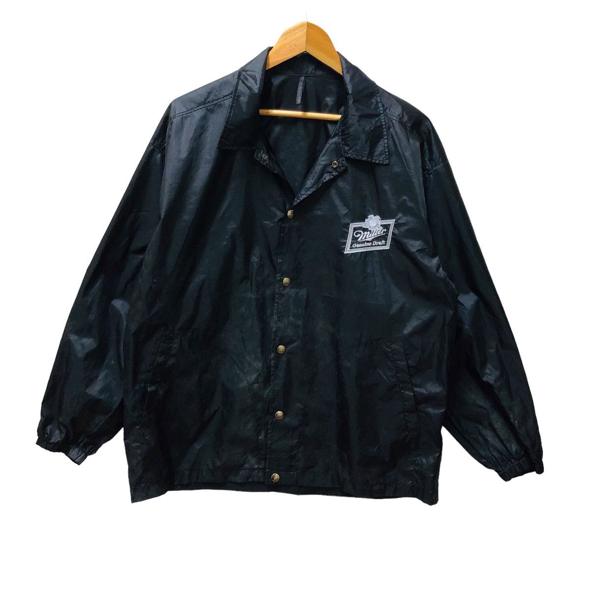 Vintage miller genuine draft light coach jacket