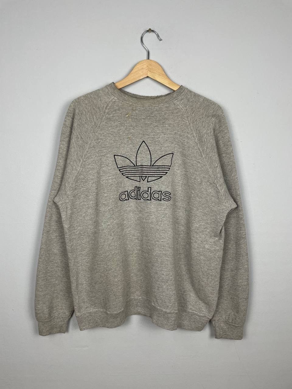 Adidas Pullover Pull Old School Adidas Vintage Adidas Trefoil Pull