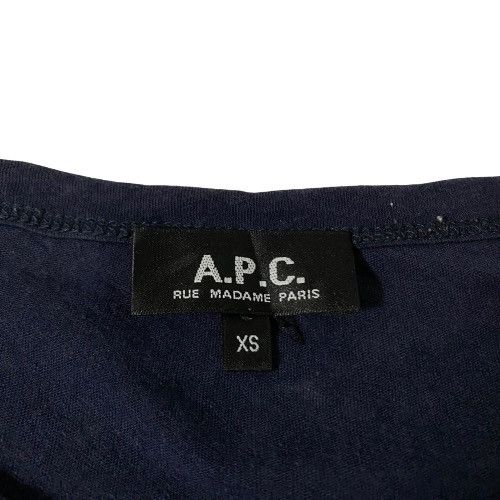 vintage A.P.C Japanese Brand Single Pocket Plain Shirt