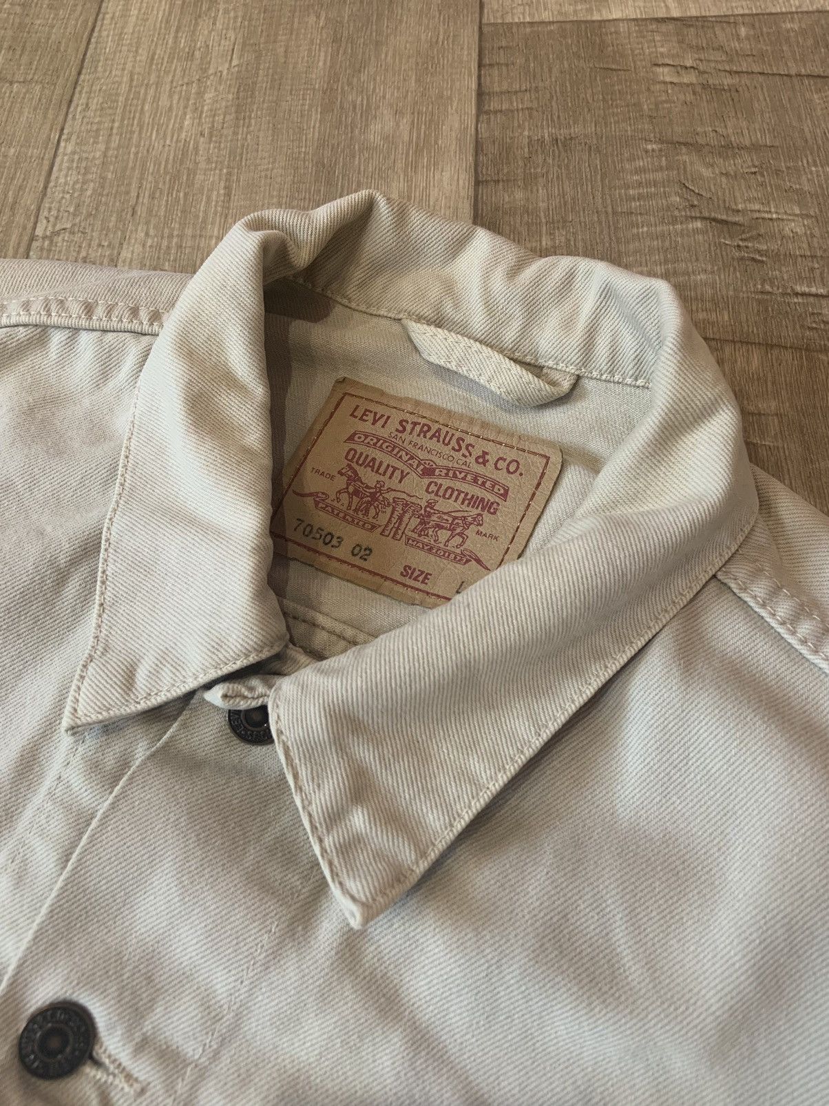 Levi's Vintage Clothing vintage levi’s denim jacket late 80s 90s Size US L / EU 52-54 / 3 - 5 Thumbnail