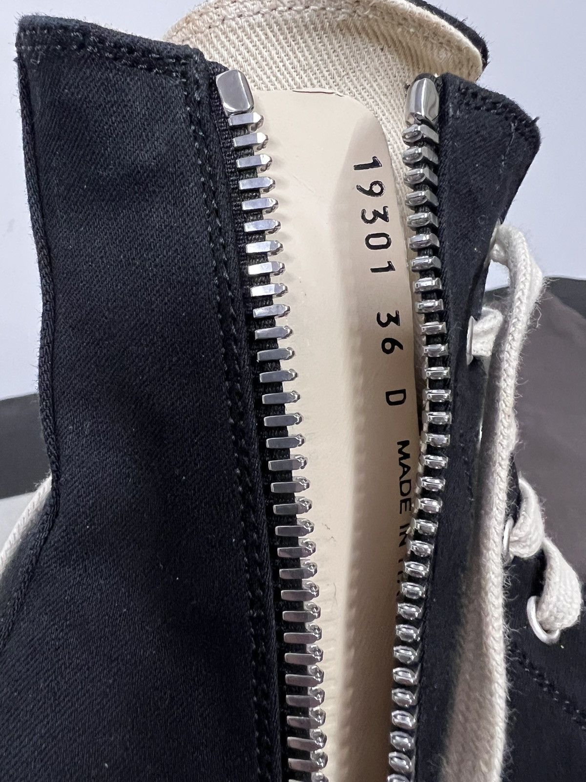 Rick Owens Drkshdw Rick owens fw19 gradient ramones high top sneakers sz36 Size US 6 / IT 36 - 7 Thumbnail