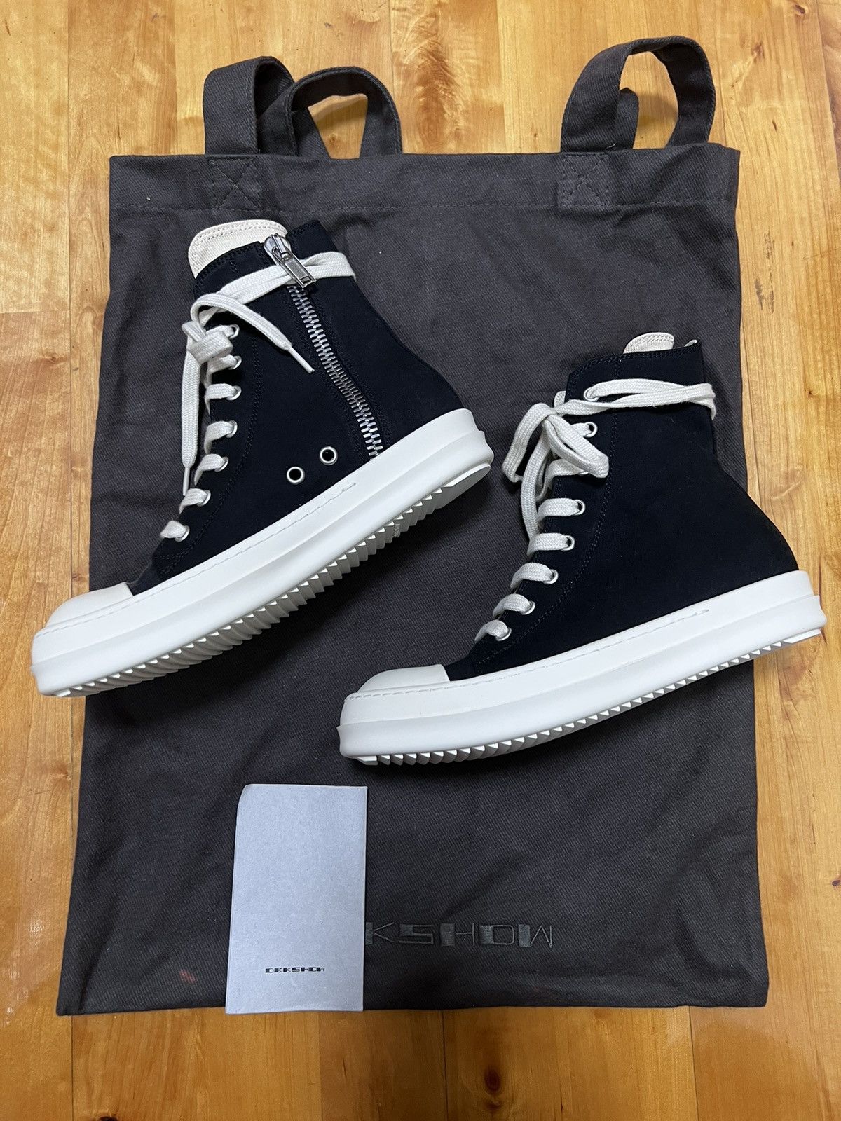 Rick Owens Drkshdw Rick owens fw19 gradient ramones high top sneakers sz36 Size US 6 / IT 36 - 2 Thumbnail