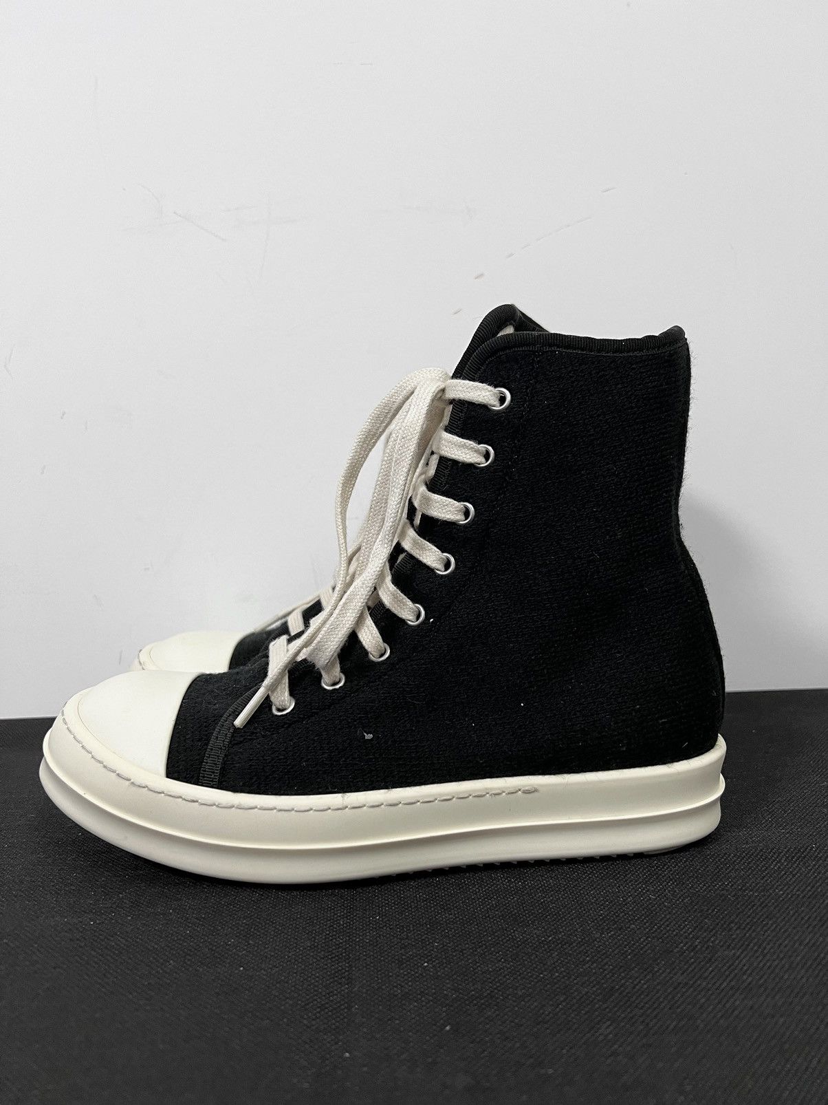 Rick Owens Drkshdw Rick owens drkshdw ramones high top sneakers sz36.5 Size US 6.5 / IT 36.5 - 5 Thumbnail