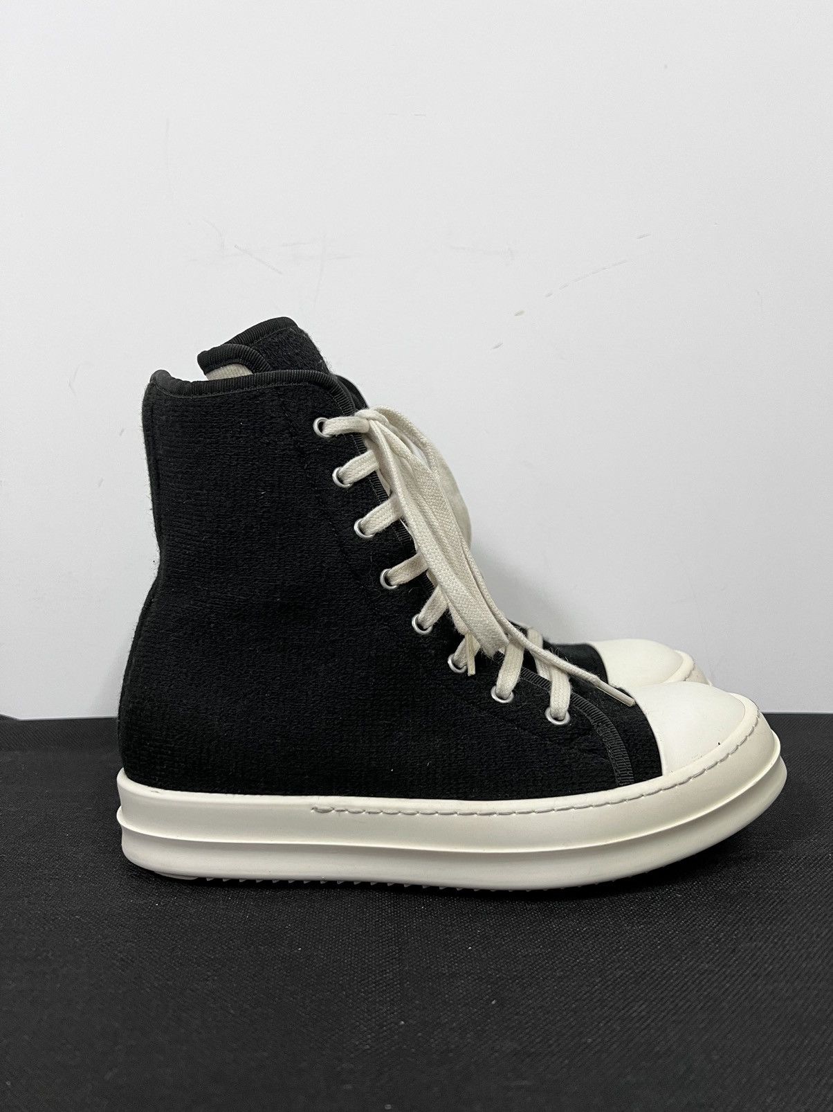 Rick Owens Drkshdw Rick owens drkshdw ramones high top sneakers sz36.5 Size US 6.5 / IT 36.5 - 2 Thumbnail