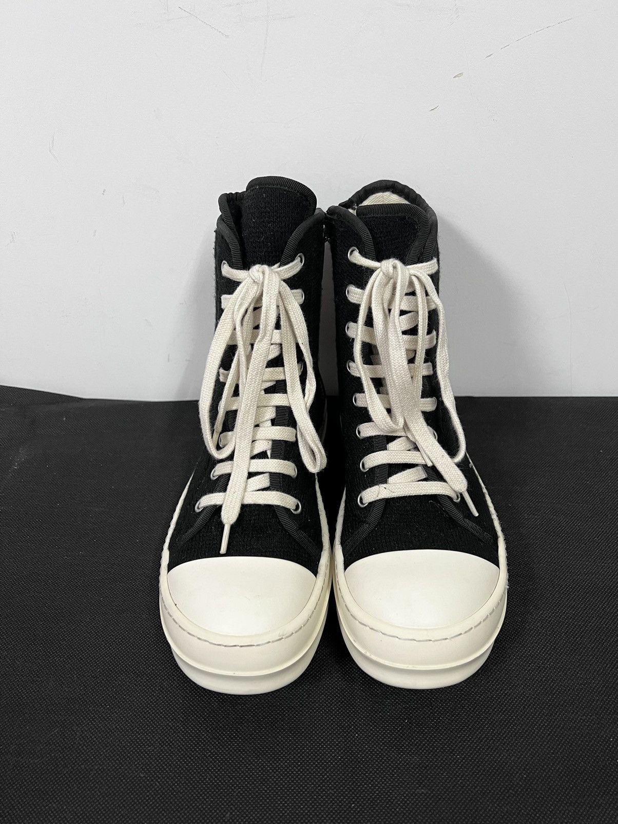 Rick Owens Drkshdw Rick owens drkshdw ramones high top sneakers sz36.5 Size US 6.5 / IT 36.5 - 3 Thumbnail