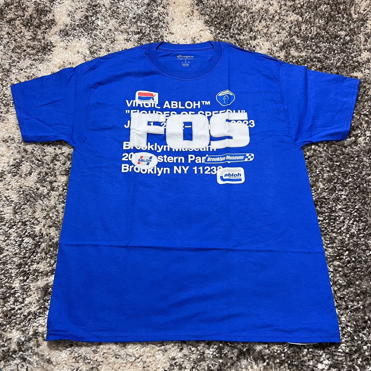 Virgil Abloh Brooklyn Museum FOS Sunroof Shirt - Blue - Used – Grails SF