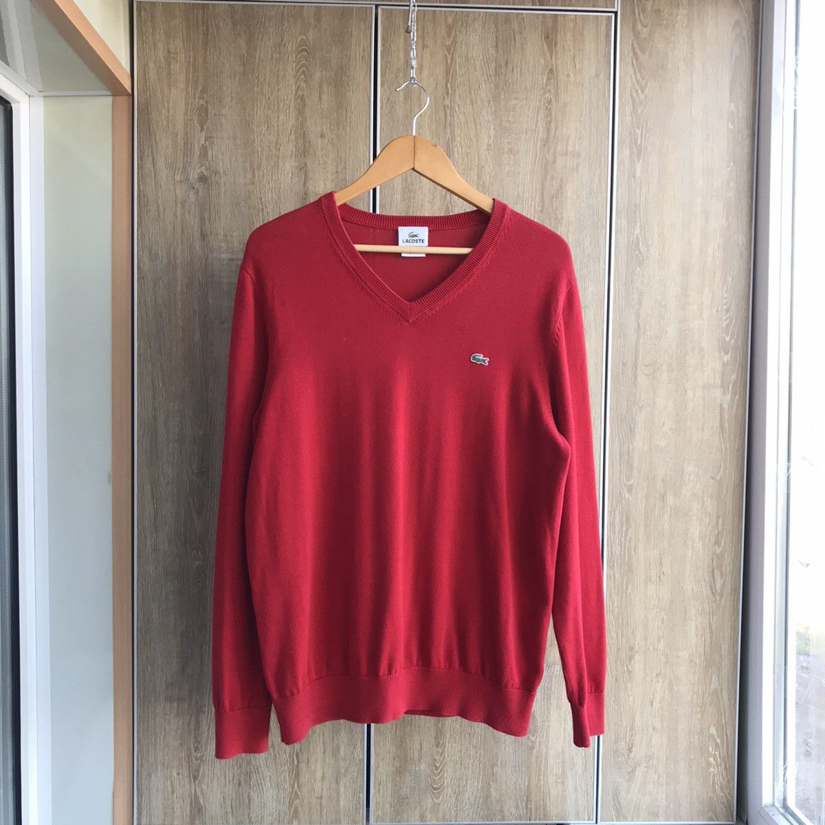 Lacoste × Vintage 90’s Vintage Lacoste Sweater Archival Clothing Size US M / EU 48-50 / 2 - 1 Thumbnail