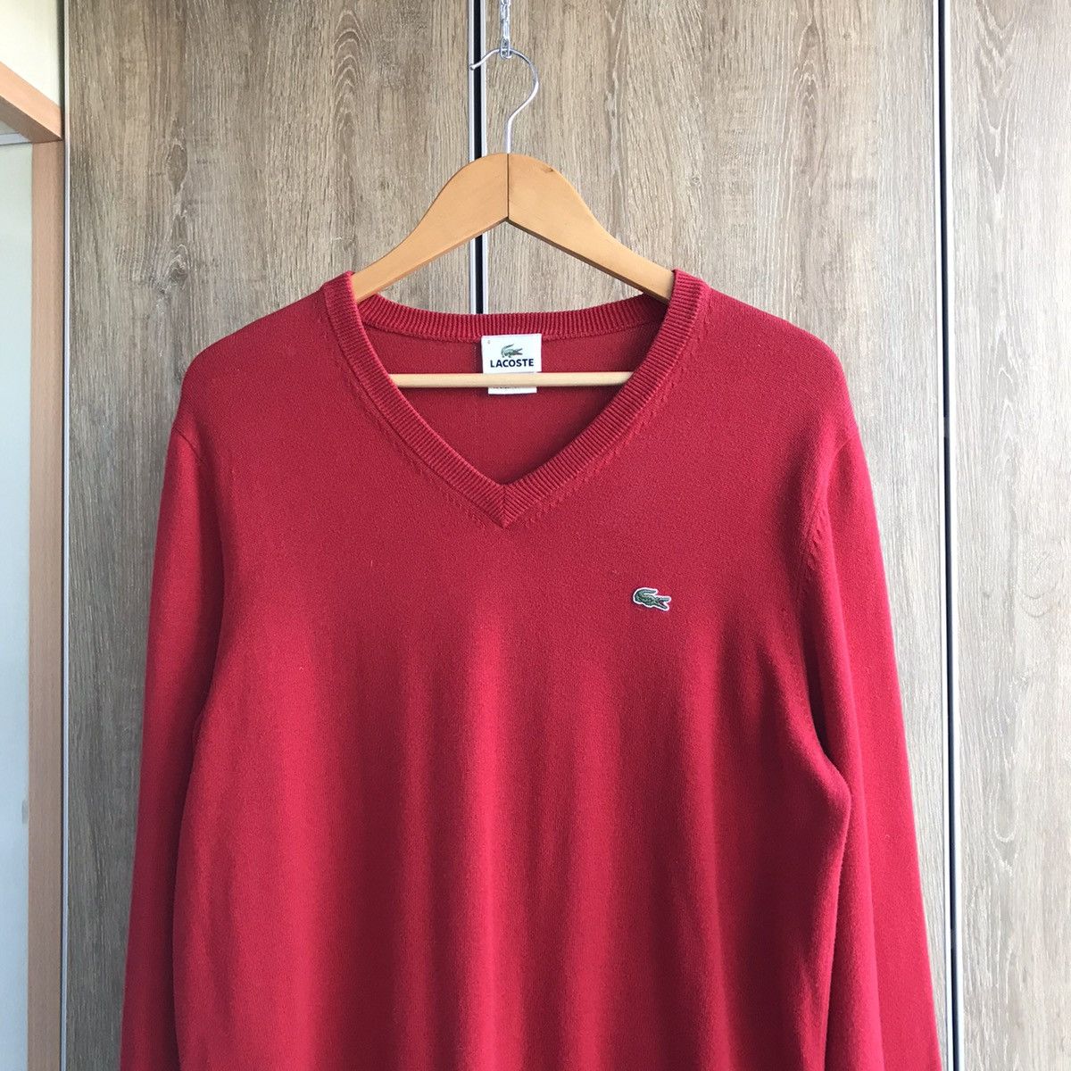 Lacoste × Vintage 90’s Vintage Lacoste Sweater Archival Clothing Size US M / EU 48-50 / 2 - 2 Thumbnail