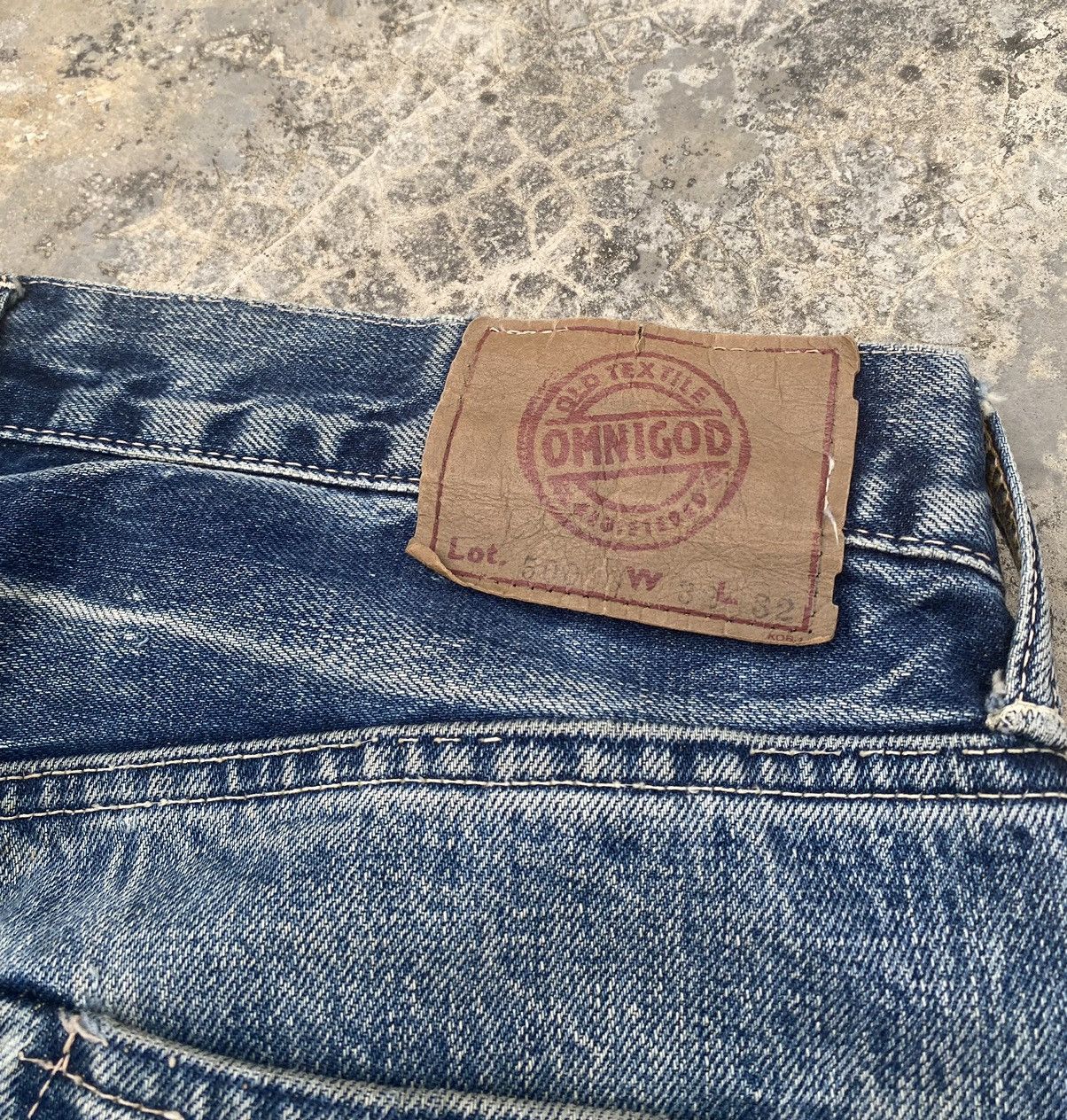 OMNIGOD Vintage Omnigod Distressed Red Line Selvedge Pant Size US 32 / EU 48 - 8 Thumbnail