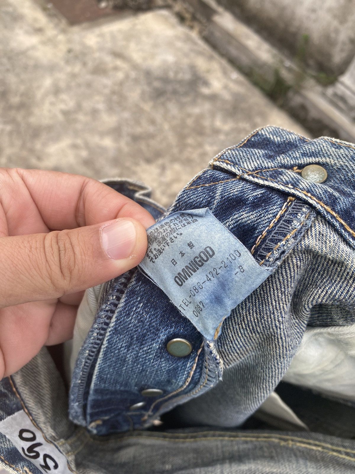OMNIGOD Vintage Omnigod Distressed Red Line Selvedge Pant Size US 32 / EU 48 - 10 Thumbnail