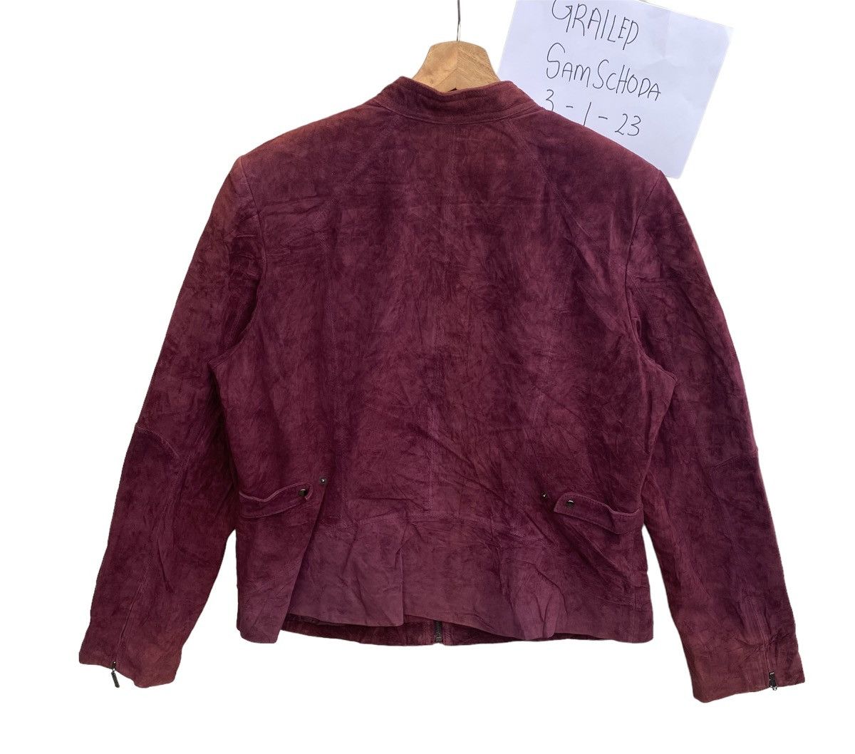 Alfani Vintage Alfani Suede Leather Jacket Size US XL / EU 56 / 4 - 5 Thumbnail
