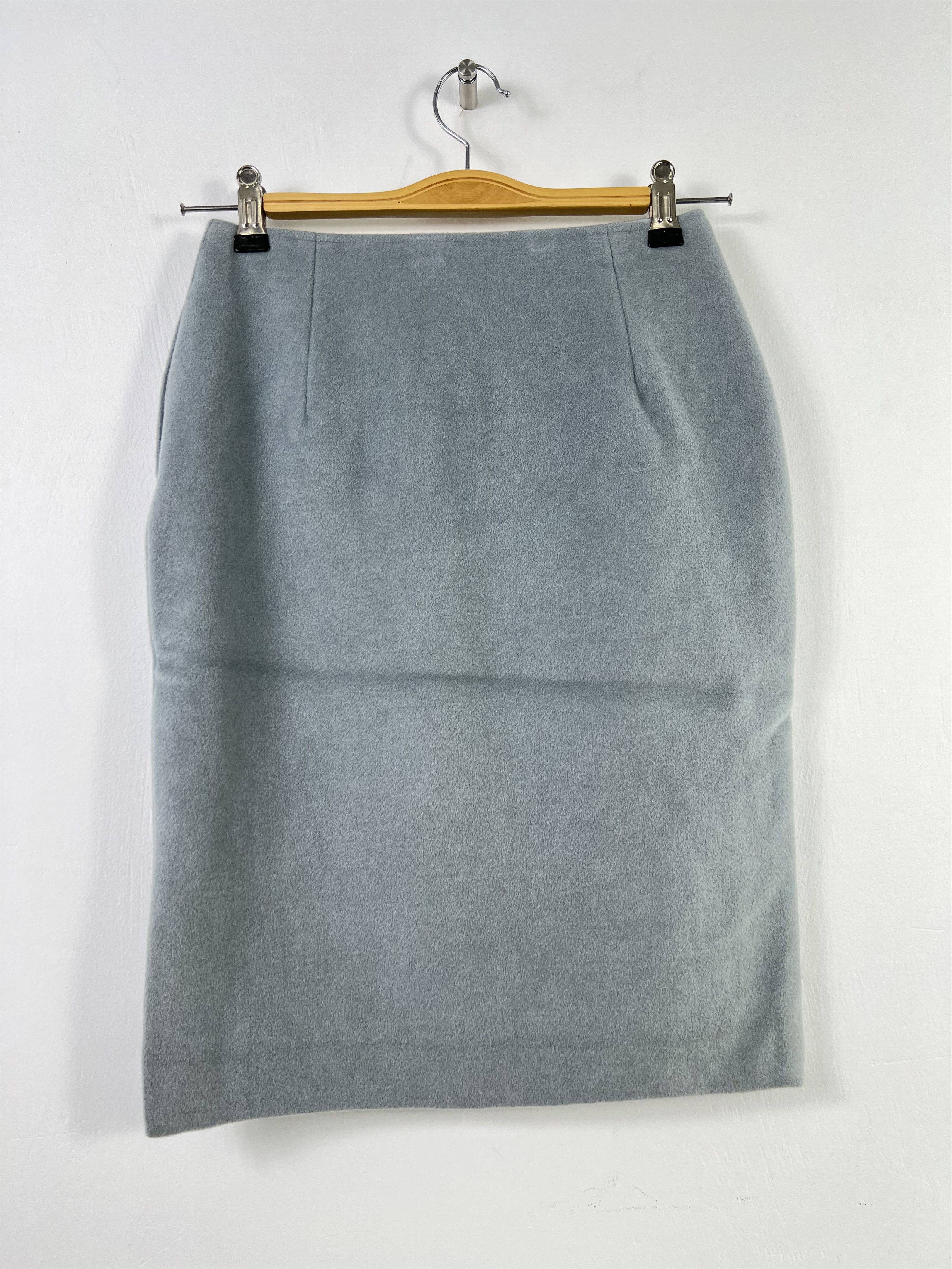 agnes b. Agnes B. Paris Light Wool Short Skirt JK121 Size 36" / US 14 / IT 50 - 2 Thumbnail