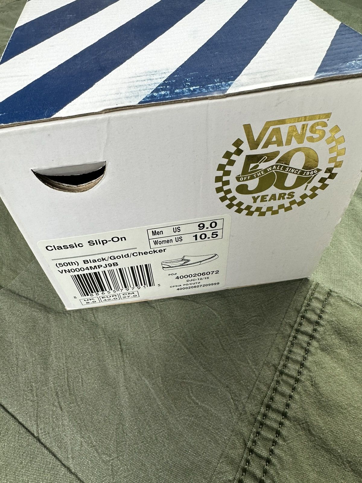 Vans 50th Anniversary Slip Ons Size US 9 / EU 42 - 6 Thumbnail