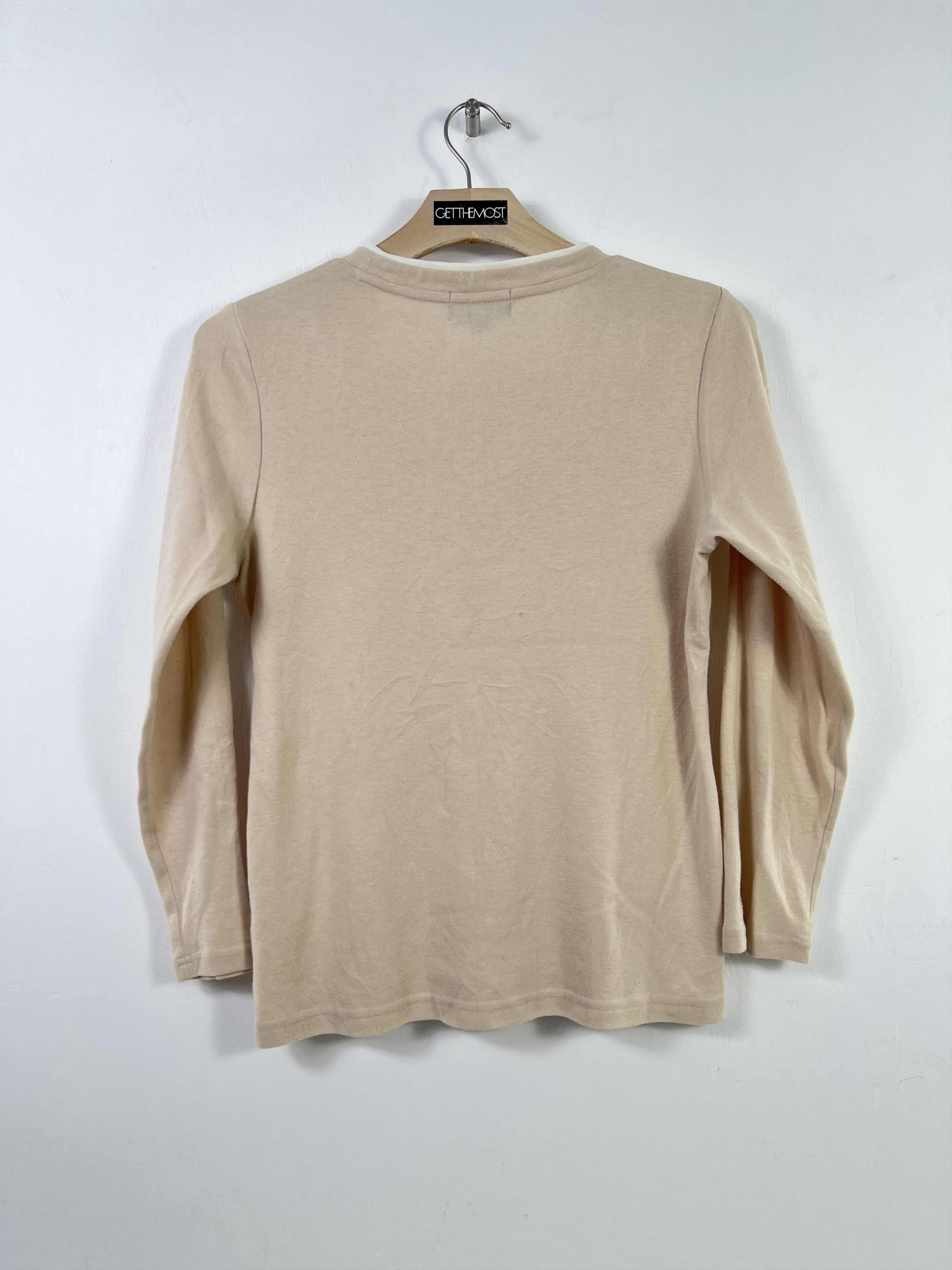 Michiko Koshino London Vintage Michiko London Jeans Long Sleeve t-shirt (L) GTMD251 Size L / US 10 / IT 46 - 3 Thumbnail