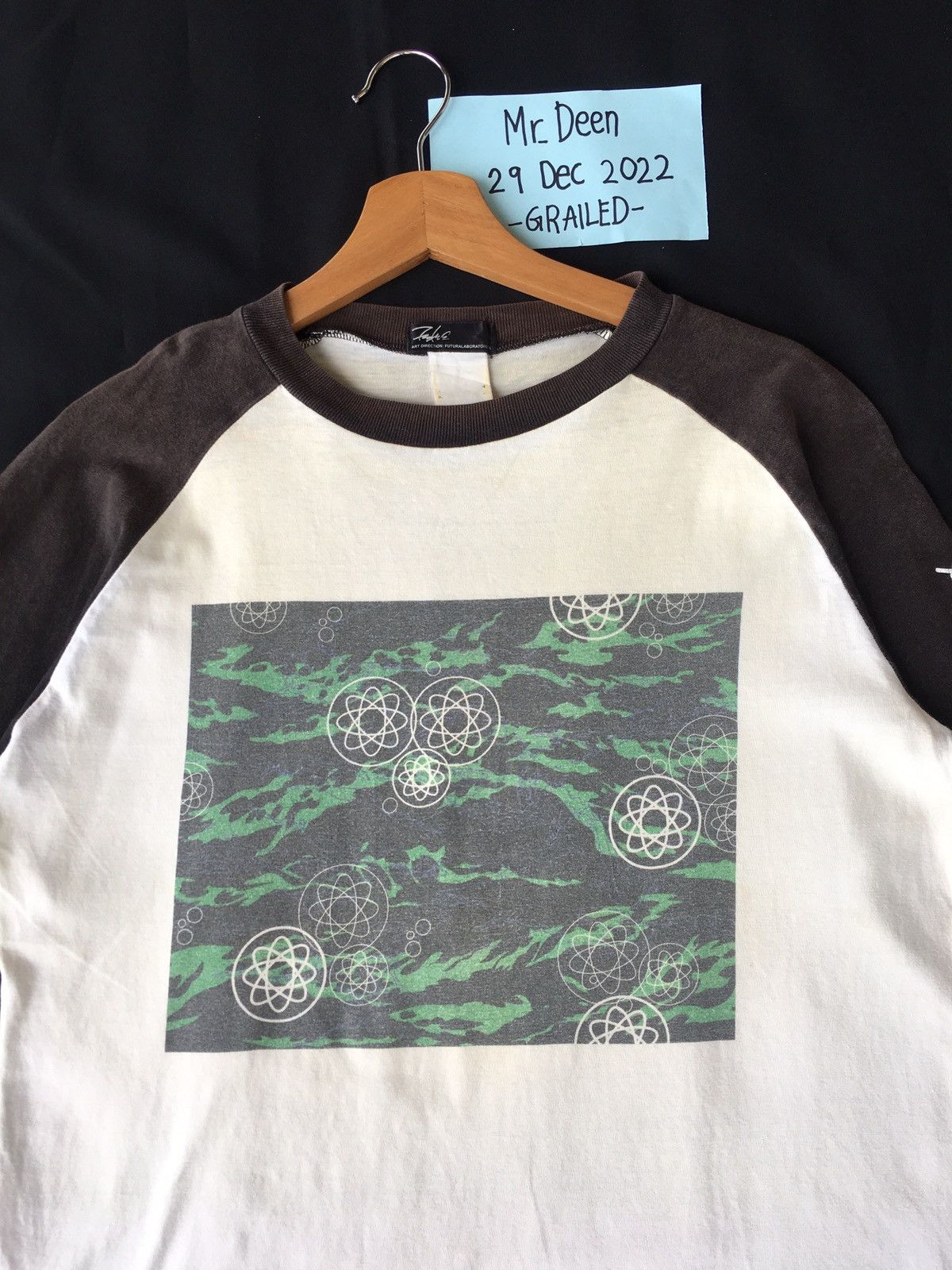 Futura Rare Vintage Futura Laboratories 3/4 Camo Sleeve Shirt Size US M / EU 48-50 / 2 - 5 Thumbnail