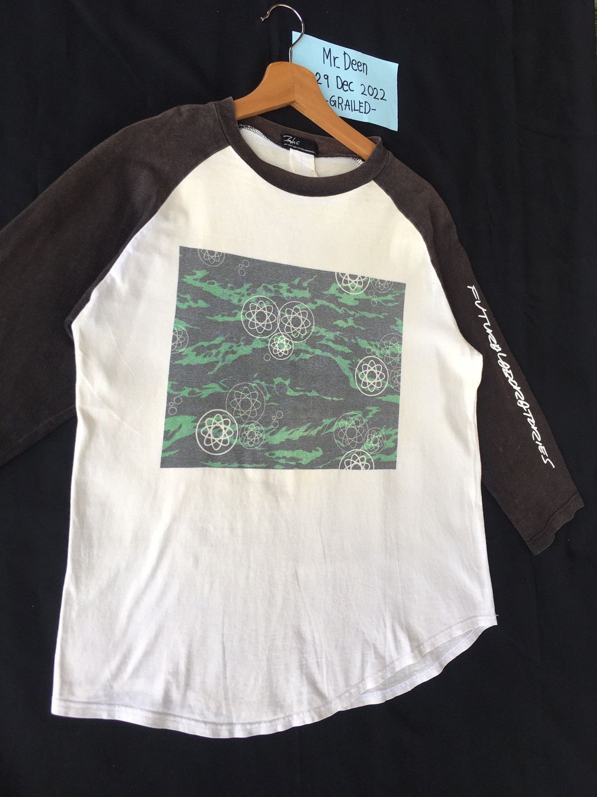 Futura Rare Vintage Futura Laboratories 3/4 Camo Sleeve Shirt Size US M / EU 48-50 / 2 - 2 Thumbnail