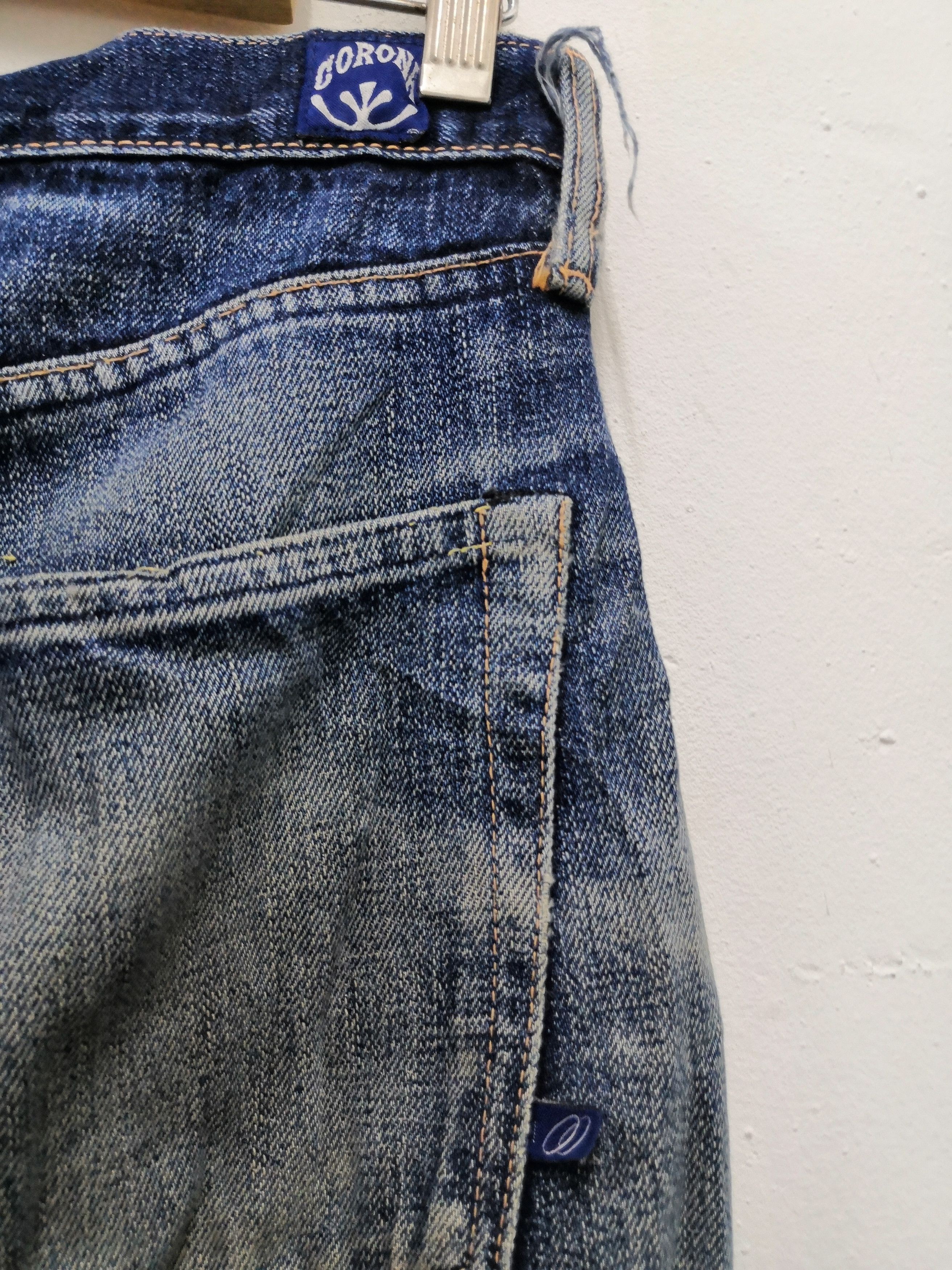Japanese Brand ✨Need Gone Today ✨Corona Japanese Distressed Denim Jean Size US 32 / EU 48 - 8 Thumbnail