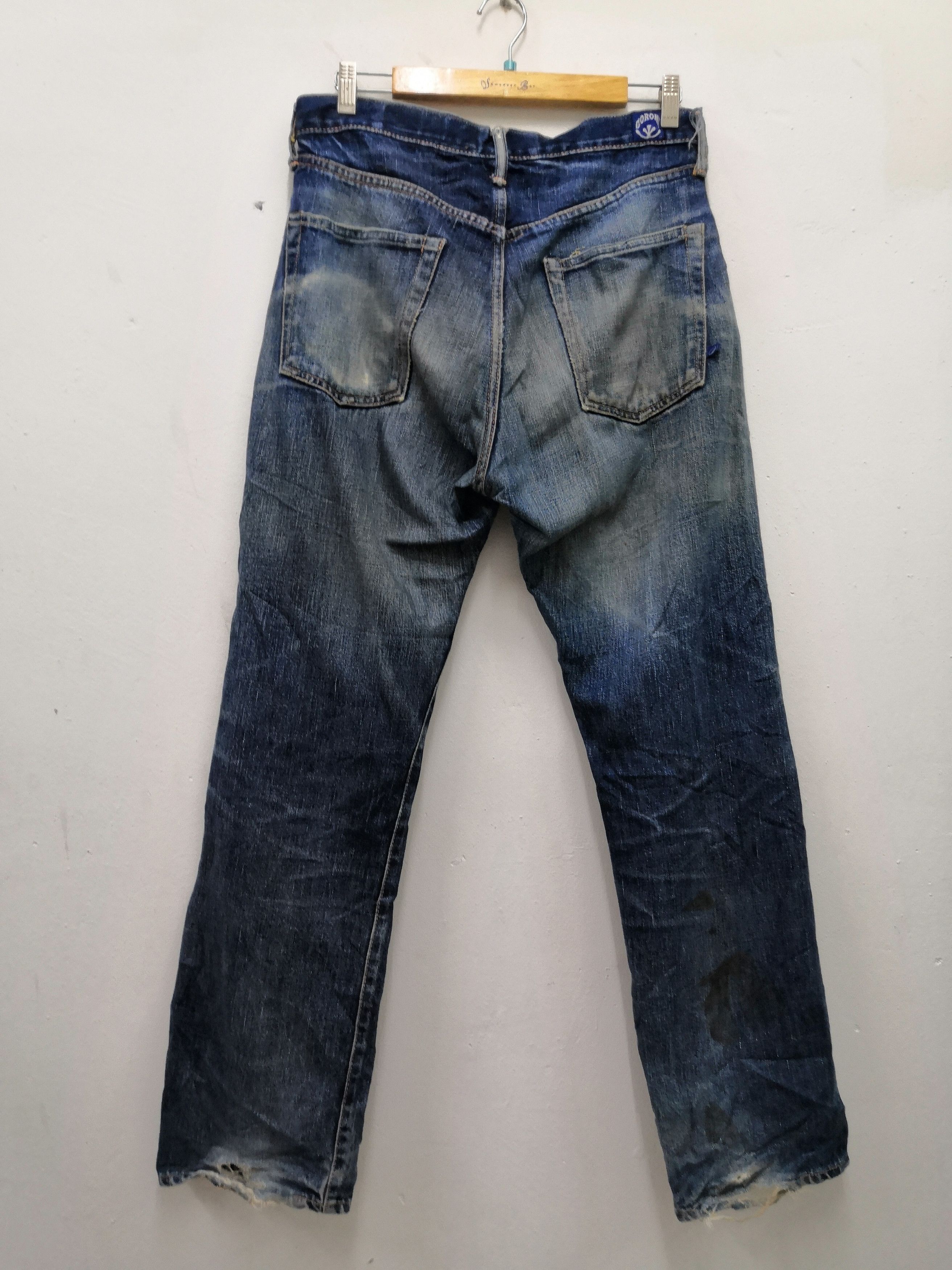 Japanese Brand ✨Need Gone Today ✨Corona Japanese Distressed Denim Jean Size US 32 / EU 48 - 5 Thumbnail