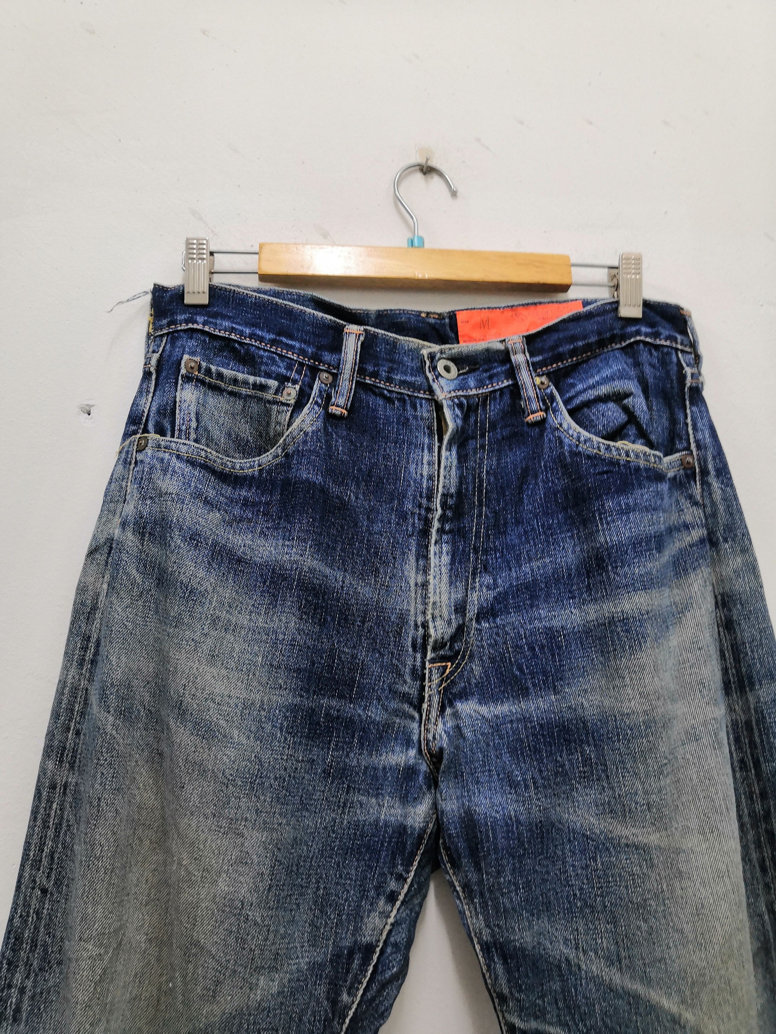 Japanese Brand ✨Need Gone Today ✨Corona Japanese Distressed Denim Jean Size US 32 / EU 48 - 2 Thumbnail