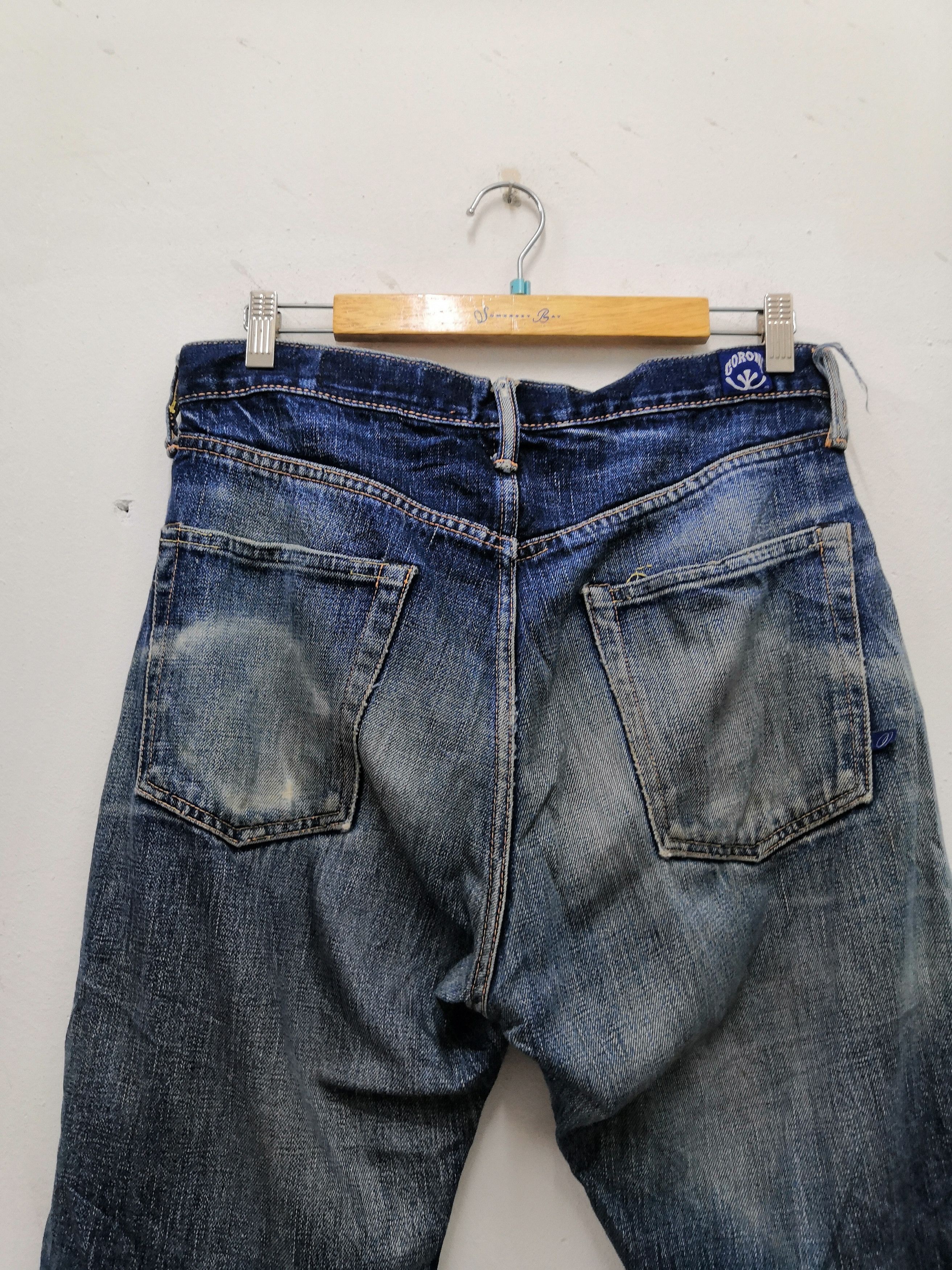 Japanese Brand ✨Need Gone Today ✨Corona Japanese Distressed Denim Jean Size US 32 / EU 48 - 6 Thumbnail