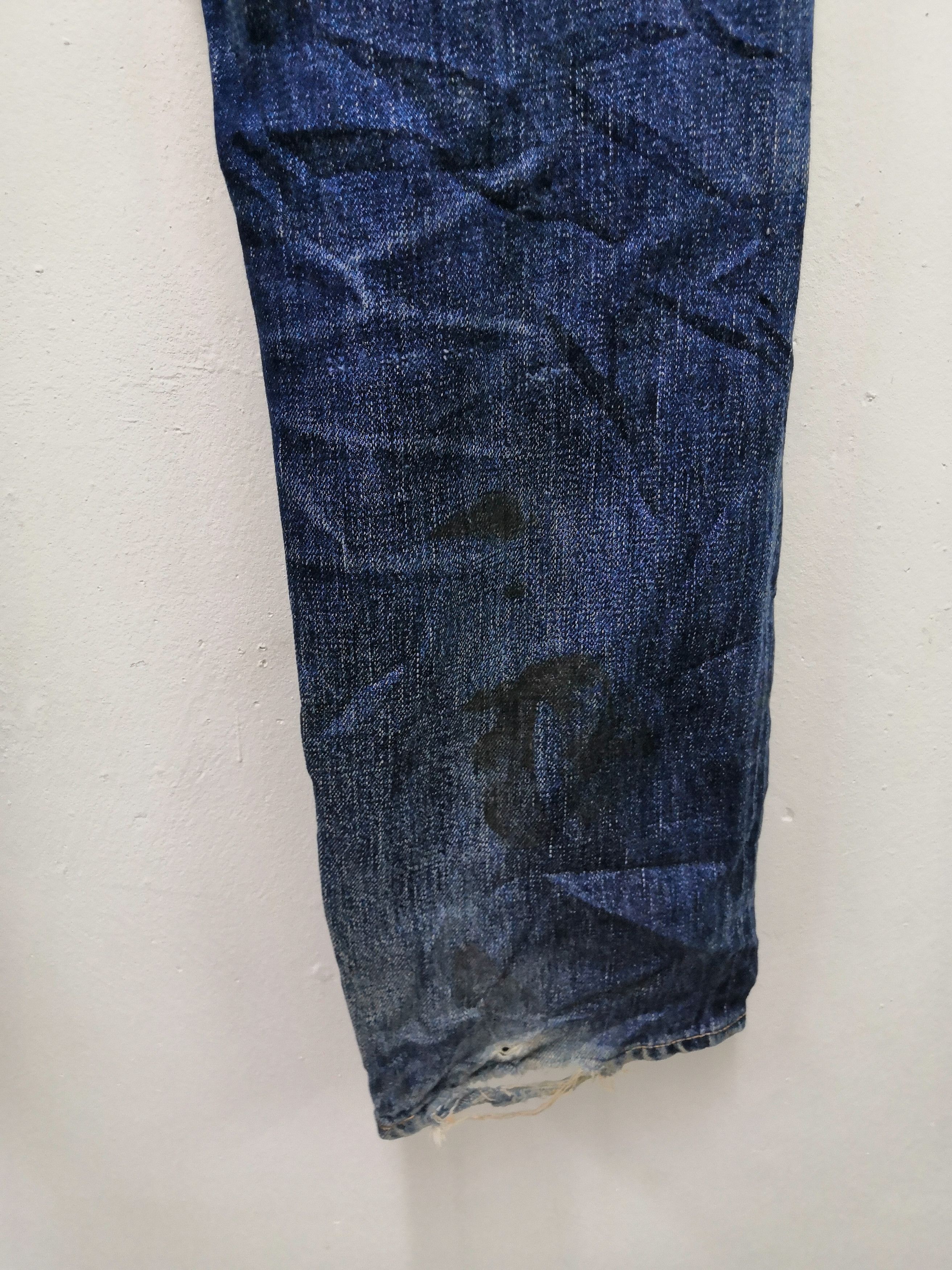 Japanese Brand ✨Need Gone Today ✨Corona Japanese Distressed Denim Jean Size US 32 / EU 48 - 7 Thumbnail