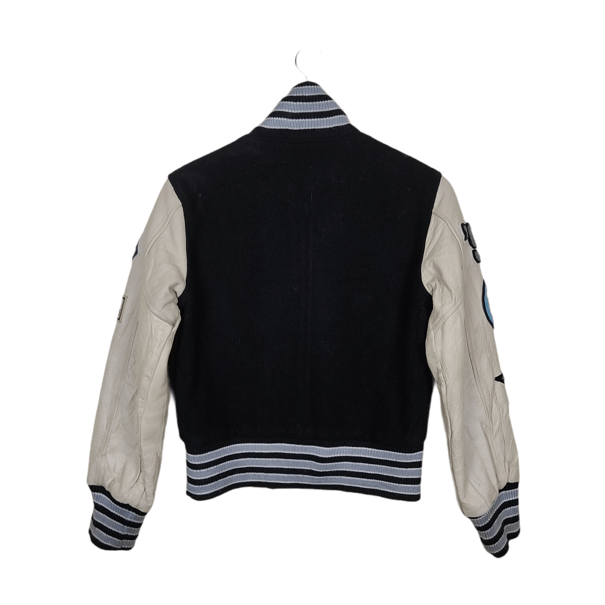 Japanese Brand × Vintage Vintage SUPER LOVERS Leather Varsity Jacket Size M / US 6-8 / IT 42-44 - 7 Thumbnail