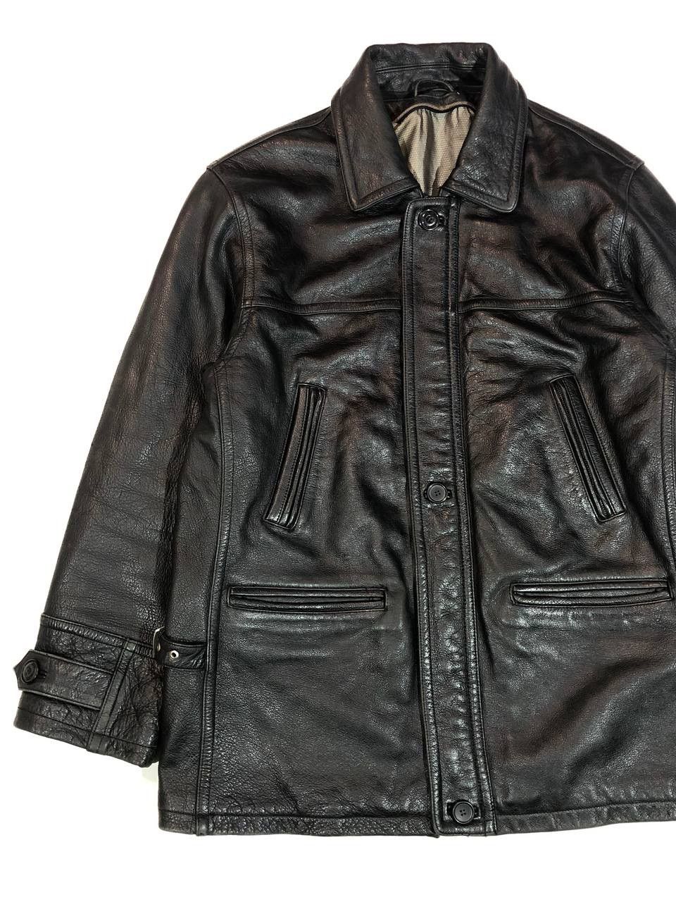 Camel Camel Vintage Leather Jacket Size US XL / EU 56 / 4 - 3 Thumbnail