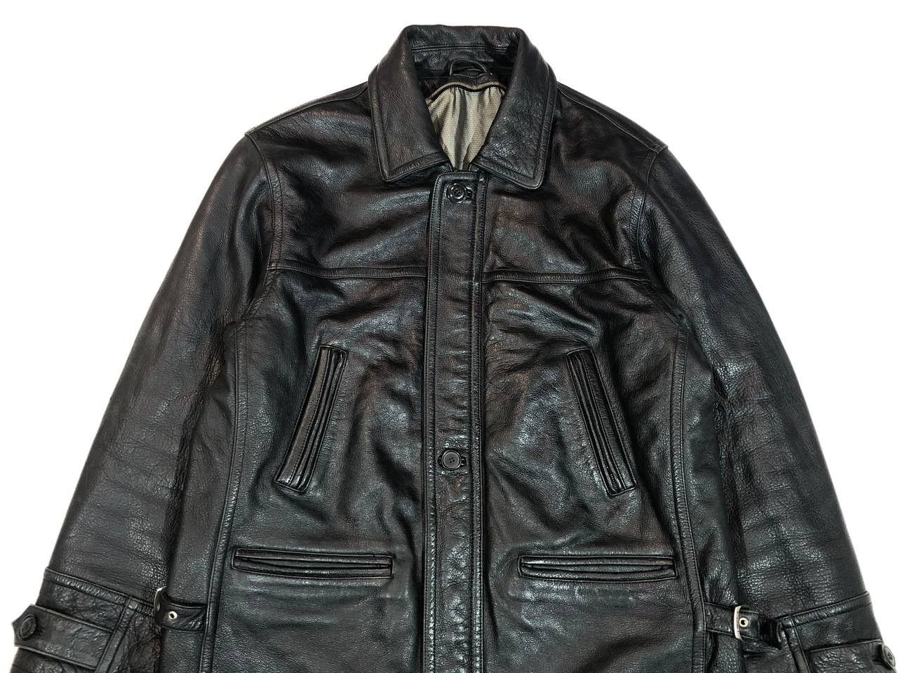 Camel Camel Vintage Leather Jacket Size US XL / EU 56 / 4 - 4 Thumbnail