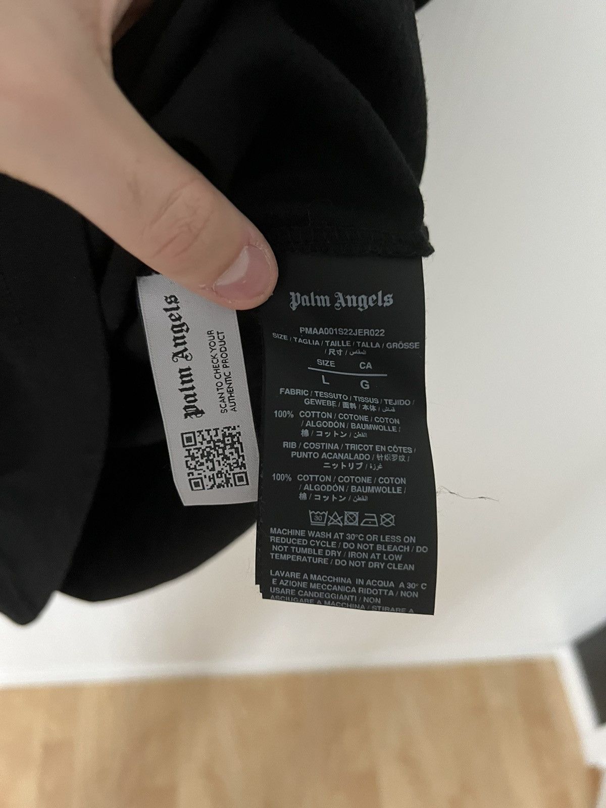 Palm Angels Palm Angels Broken Palm Logo T-Shirt Size US L / EU 52-54 / 3 - 5 Thumbnail