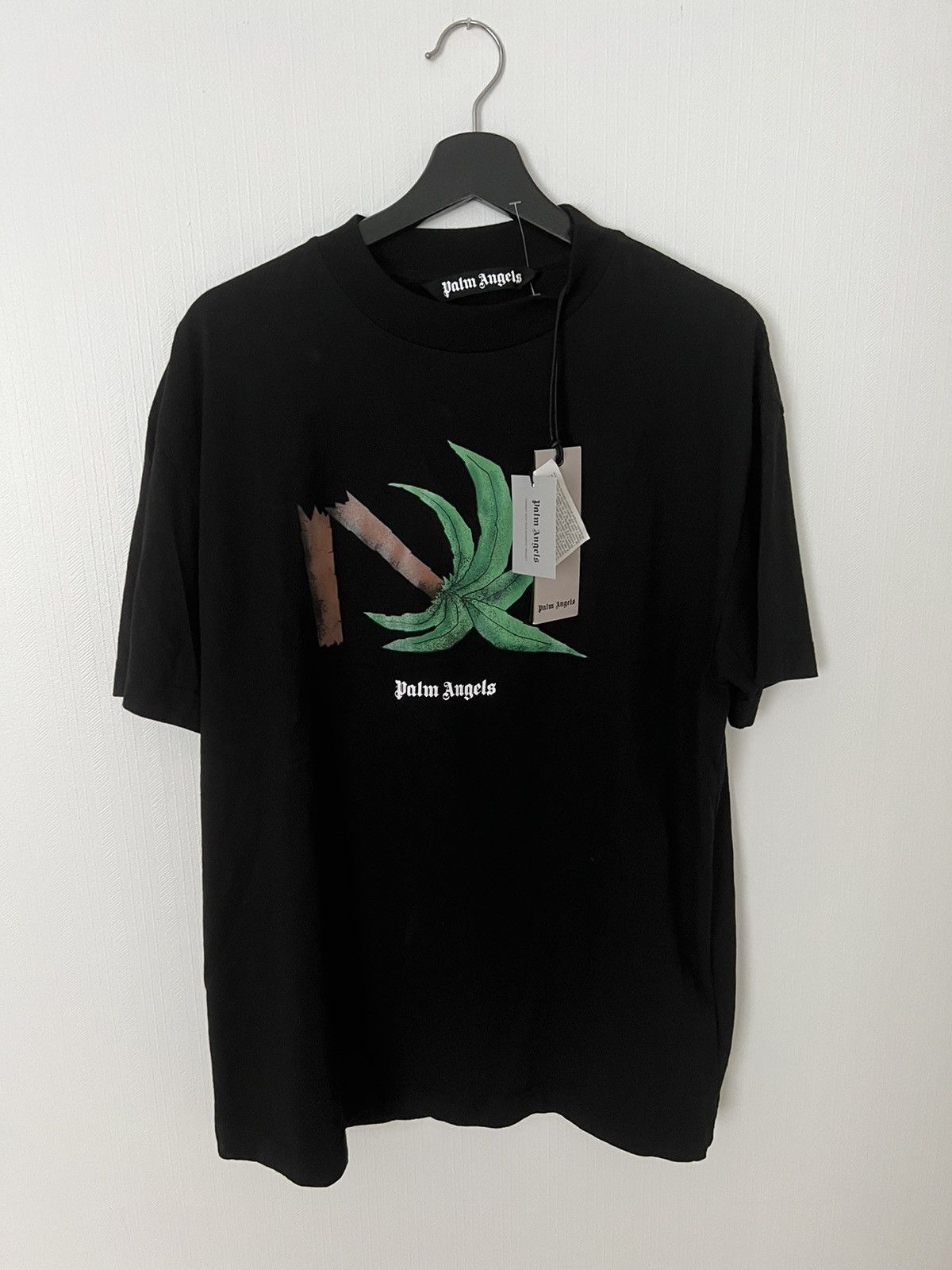 Palm Angels Palm Angels Broken Palm Logo T-Shirt Size US L / EU 52-54 / 3 - 1 Thumbnail