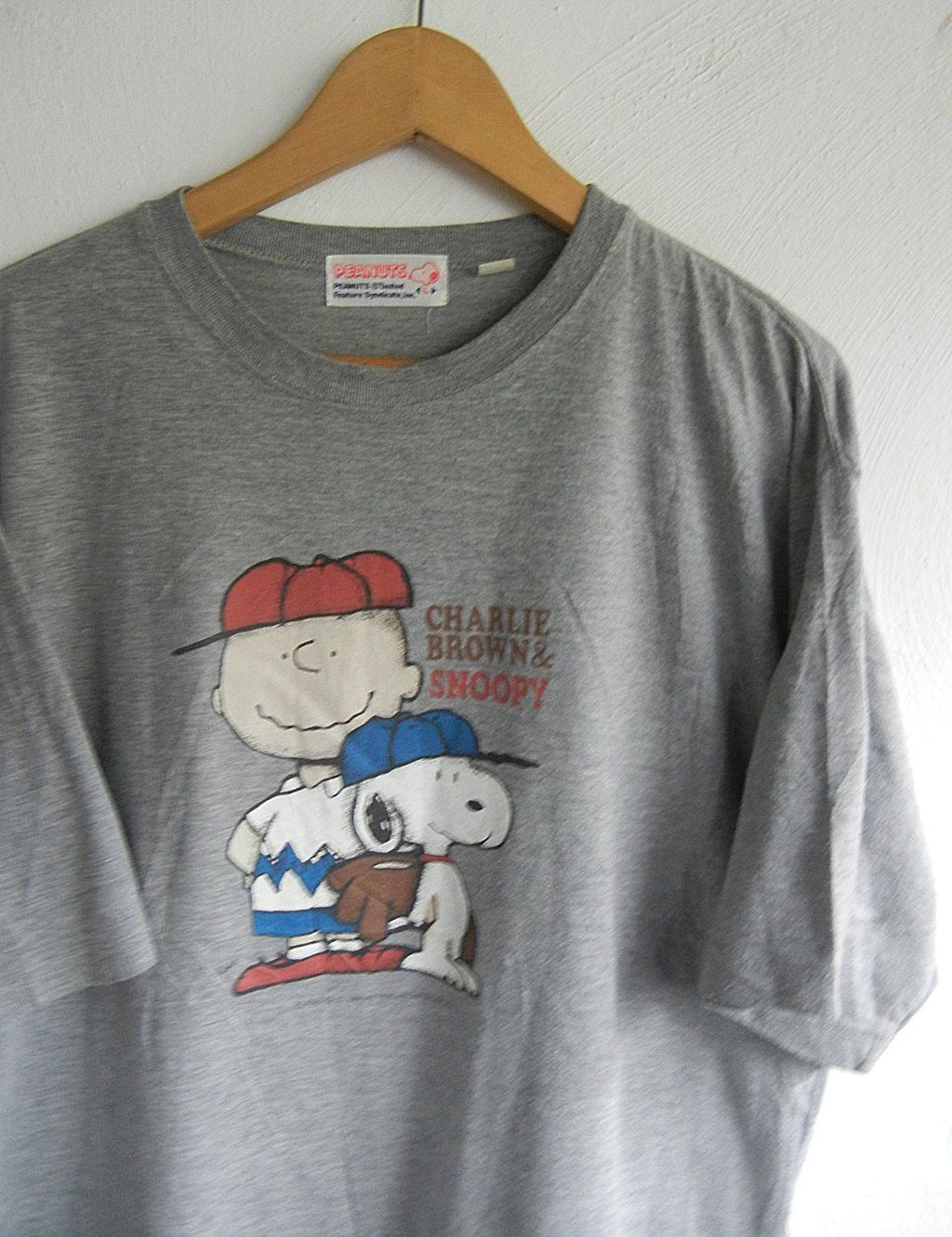 Vintage 90s 2024 Peanuts Charlie Brown T Shirt XL Size