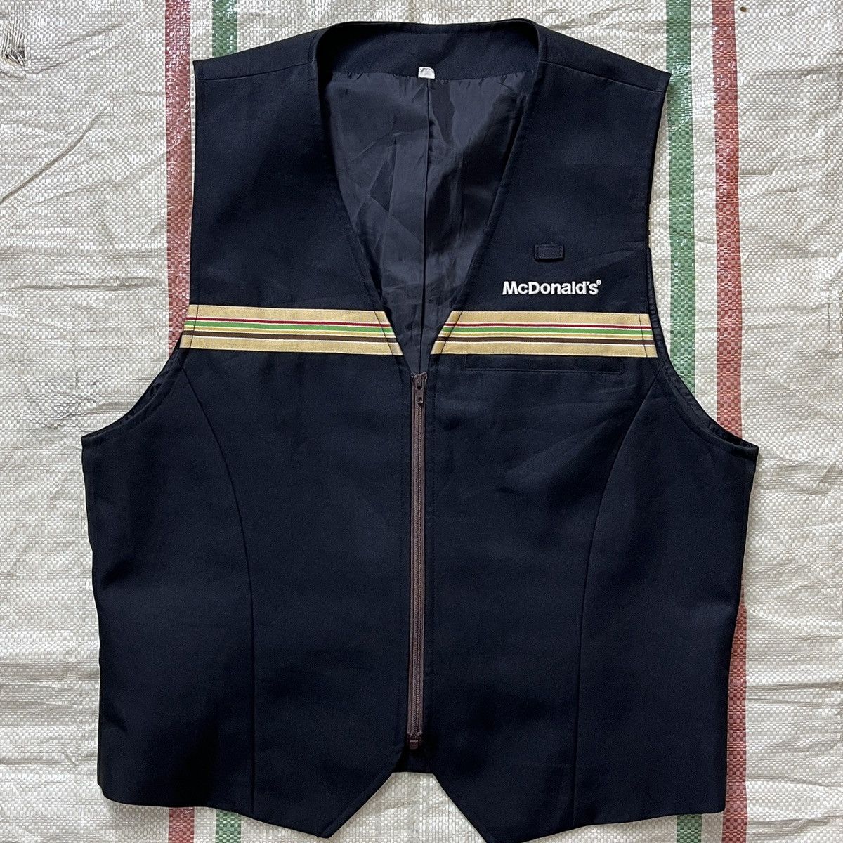 Uniform Wares Rare McDonalds Japan Vintage Workers Uniform Vest Jacket Size US S / EU 44-46 / 1 - 11 Thumbnail