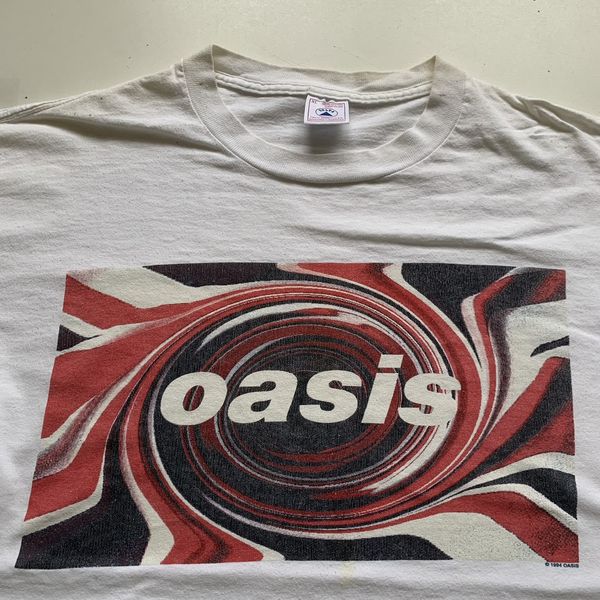 Vintage Vintage 1994 Oasis band graphic t shirt single stitched