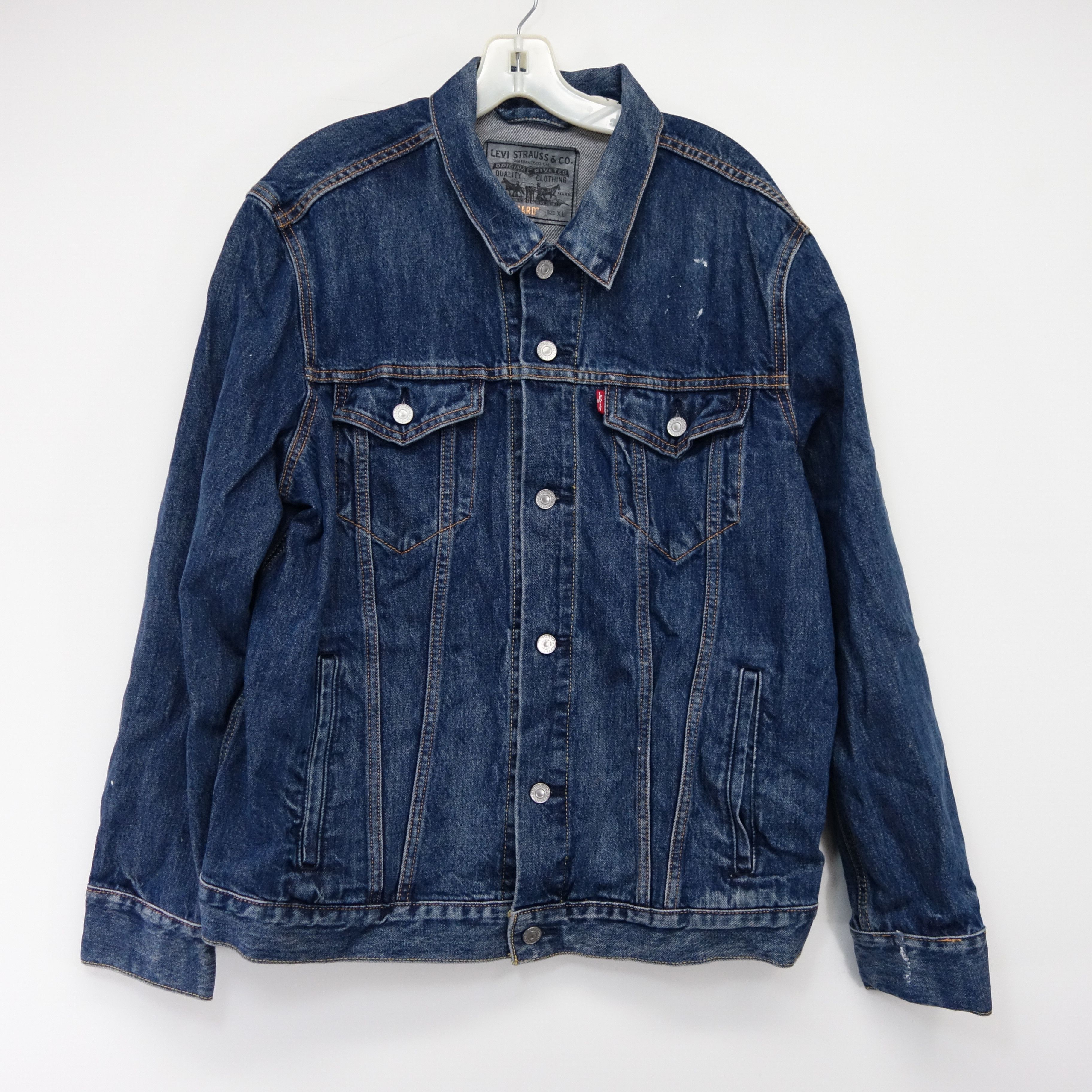 STUSSY× Levi's/DYED JACQUARD TRUCKER/XXL Stussy x Levi's Dyed Jacquard Jacket Black Men's - FW23 - US