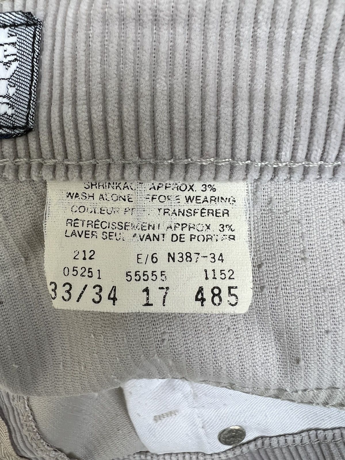 Levi's Vintage 90s Levi’s Silvertab Relaxed Corduroy Jeans Size US 33 - 21 Thumbnail