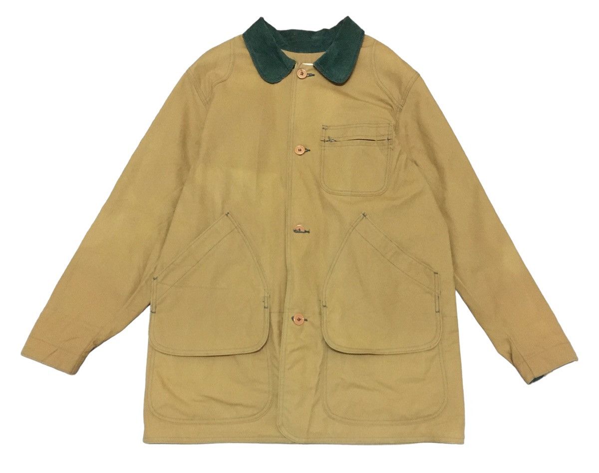 L.L. Bean Rare Design Vintage LL Bean Duck Canvas Chore Jacket 1980s Size US L / EU 52-54 / 3 - 1 Thumbnail
