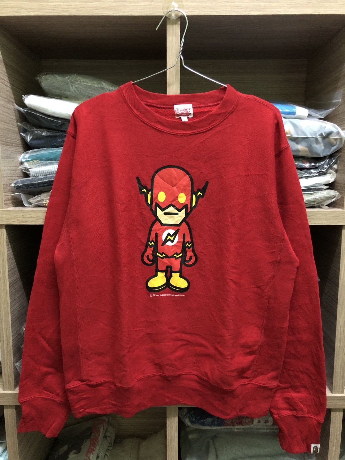 Bape × DC Comics OG 2007 BAPE X THE FLASH Crewneck Size US S / EU 44-46 / 1 - 1 Thumbnail