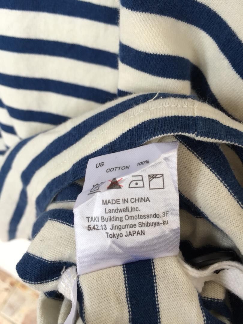 Chums 💥Final💥Japanese Brand Chums Stripe Shirt Size US M / EU 48-50 / 2 - 8 Thumbnail