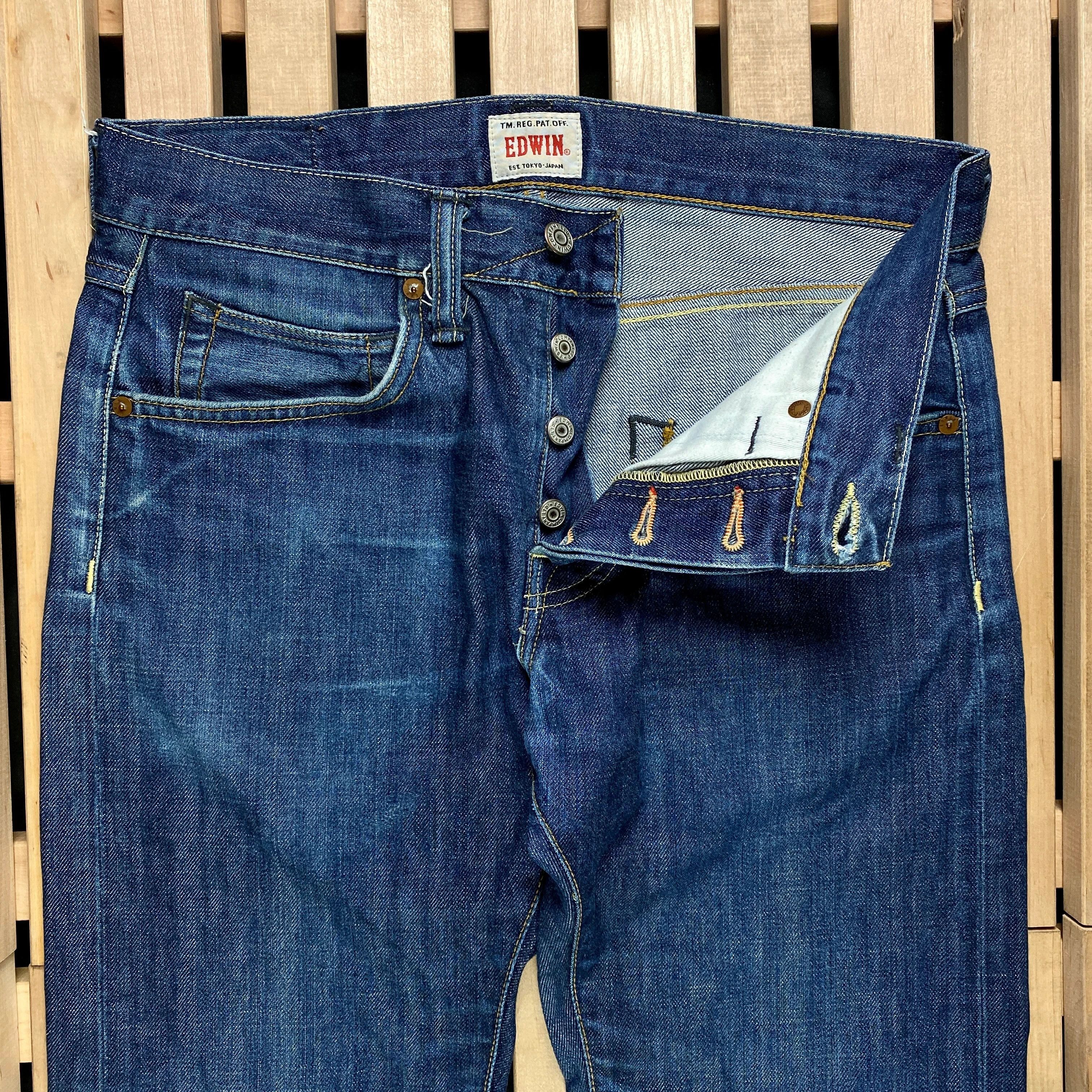 Edwin × Japanese Brand Mens Jeans Denim Edwin Tokyo Japan Size 31 Size US 31 - 4 Thumbnail