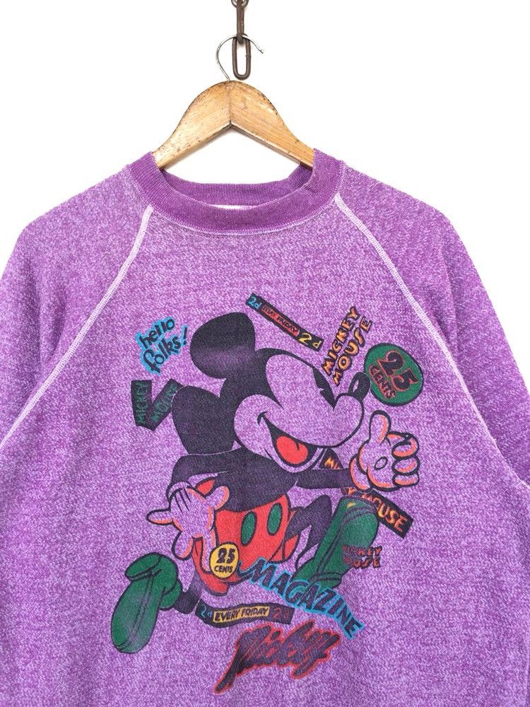 Mickey Mouse × Vintage Vintage Mickey Mouse Sweatshirt Size US XL / EU 56 / 4 - 4 Thumbnail