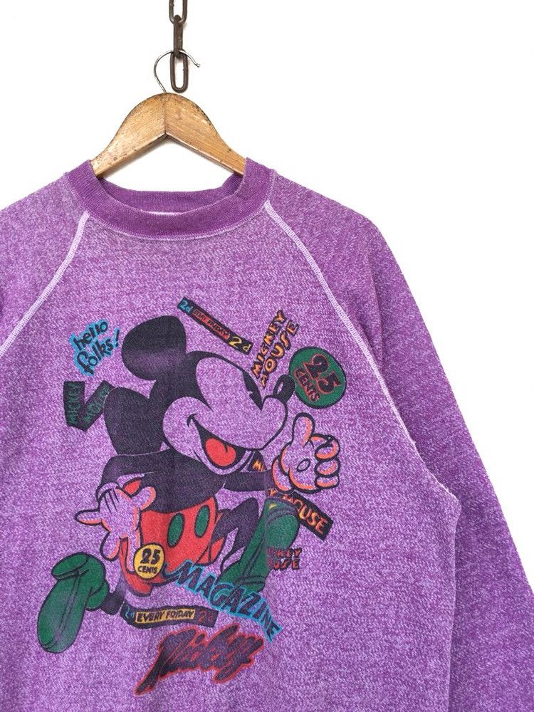 Mickey Mouse × Vintage Vintage Mickey Mouse Sweatshirt Size US XL / EU 56 / 4 - 3 Thumbnail