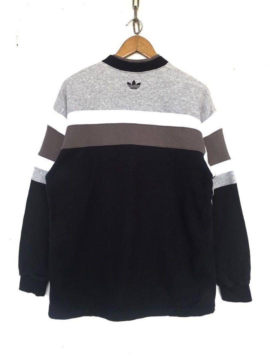 Adidas × Descente × Vintage Vintage Adidas Spellout Sweater Size US L / EU 52-54 / 3 - 2 Thumbnail