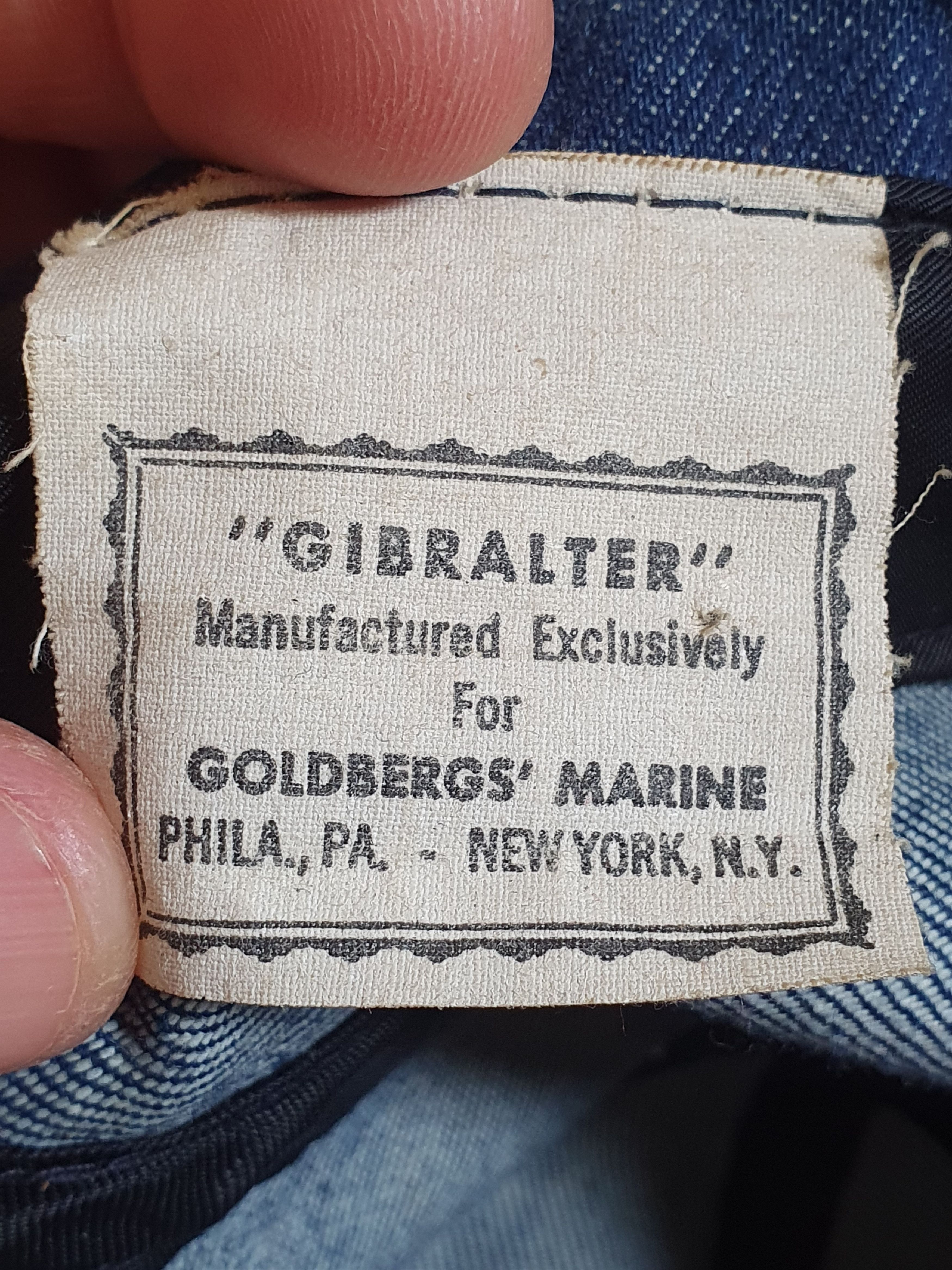 Vintage The Astro Vtg Made in USA Goldbergs' Marine cap velcro adjst Size ONE SIZE - 5 Thumbnail