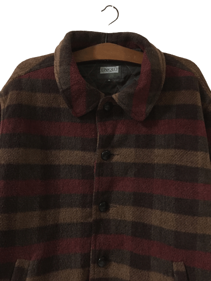 Uniqlo Vintage Uniqlo Stripe Jacket Size US L / EU 52-54 / 3 - 4 Thumbnail