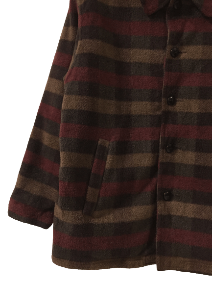 Uniqlo Vintage Uniqlo Stripe Jacket Size US L / EU 52-54 / 3 - 3 Thumbnail