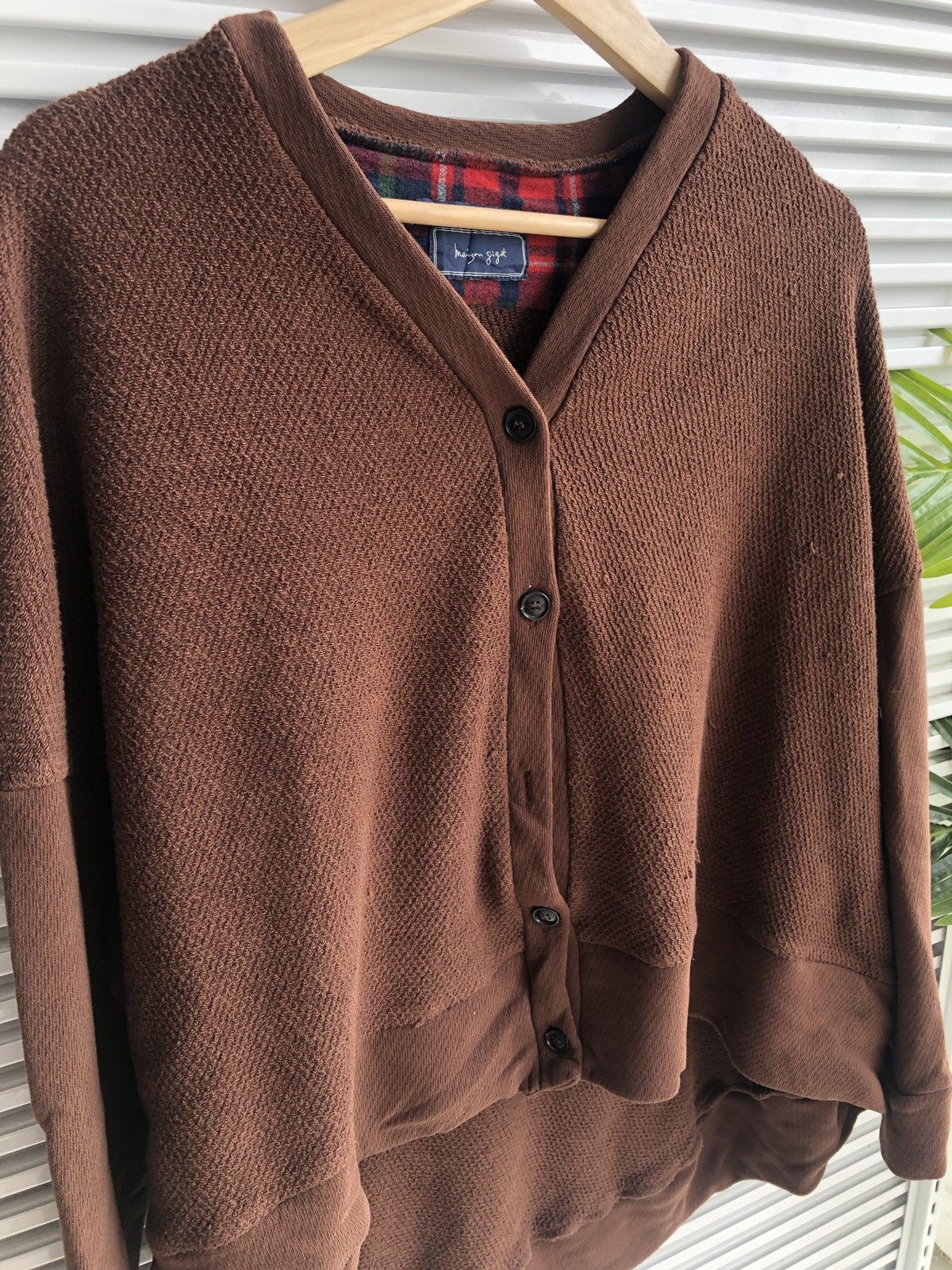 Japanese Brand Vintage Maison Gigot Cardigan / Travis Flacko Scott Size L / US 10 / IT 46 - 1 Thumbnail